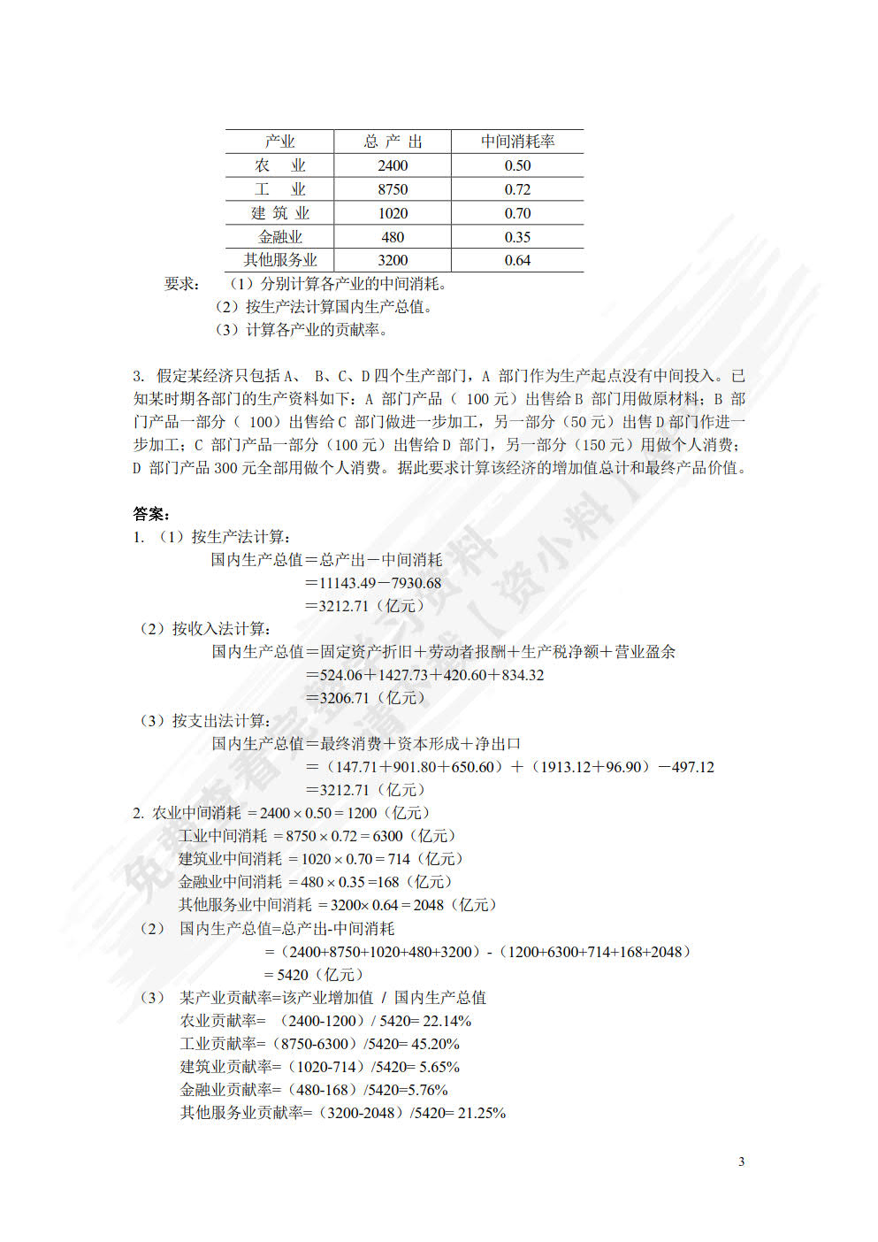 国民经济核算原理与中国实践（第二版）
