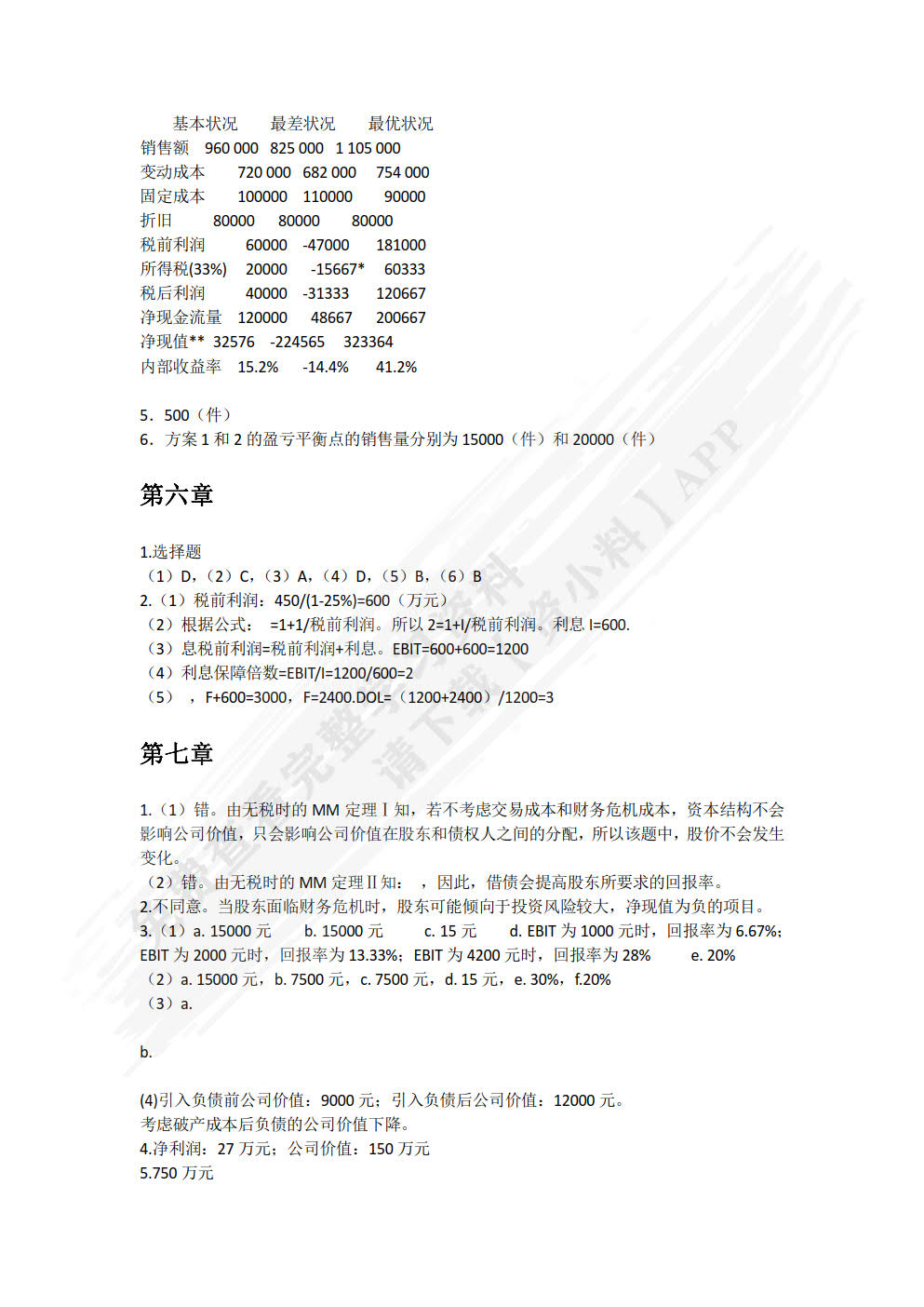 公司理财（第二版）