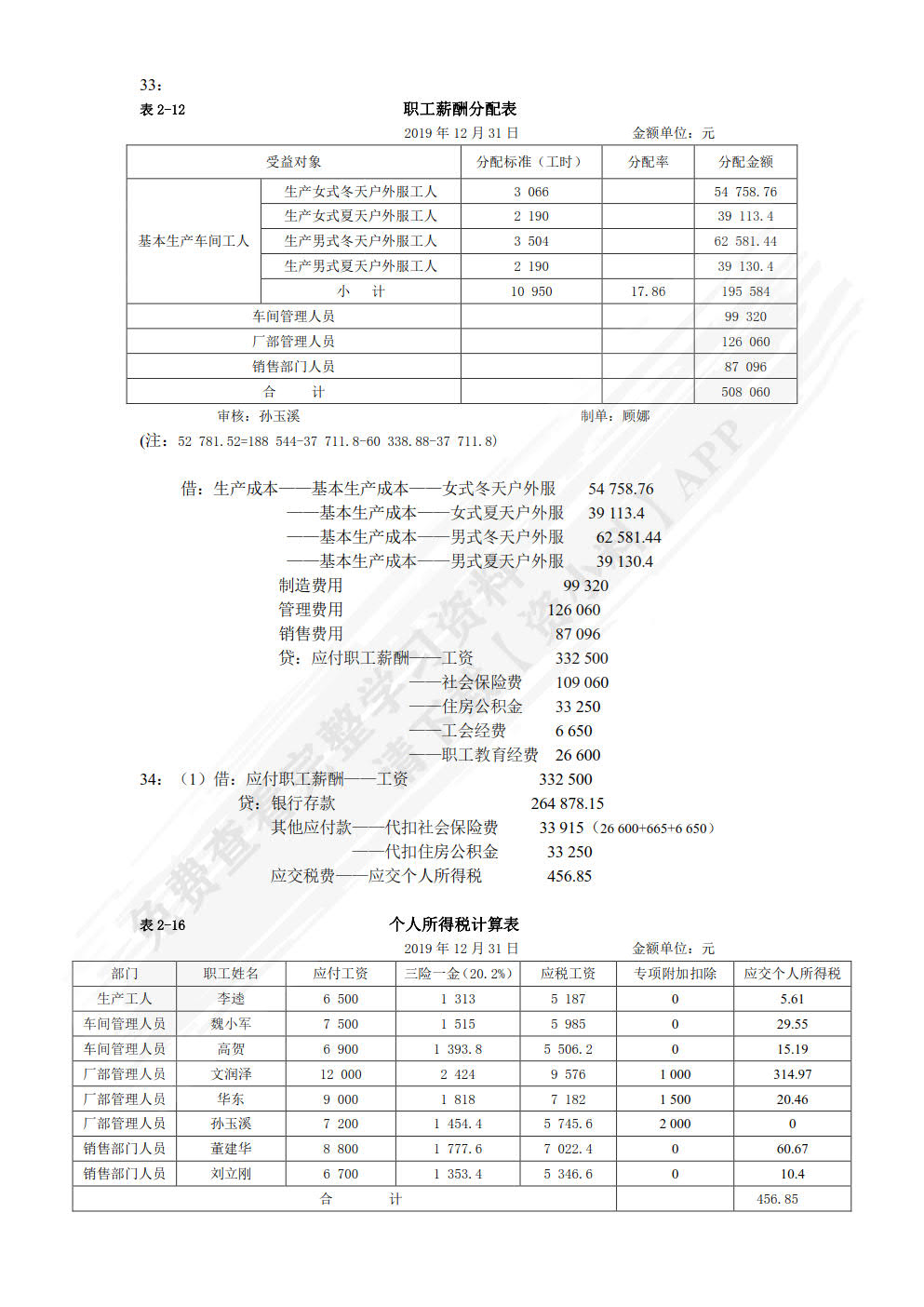 会计综合实训（第二版）