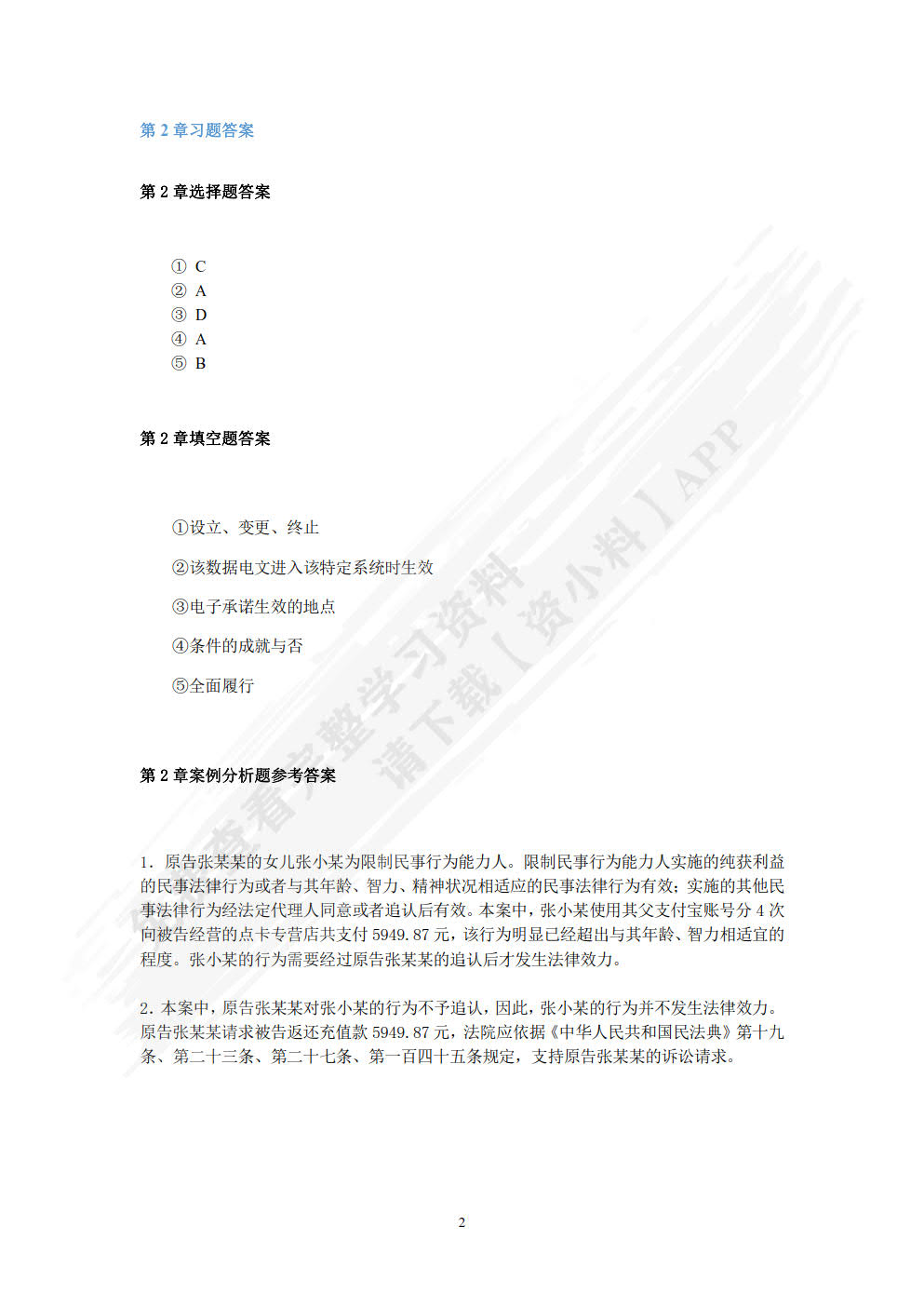 电子商务法律法规（微课版 第2版）