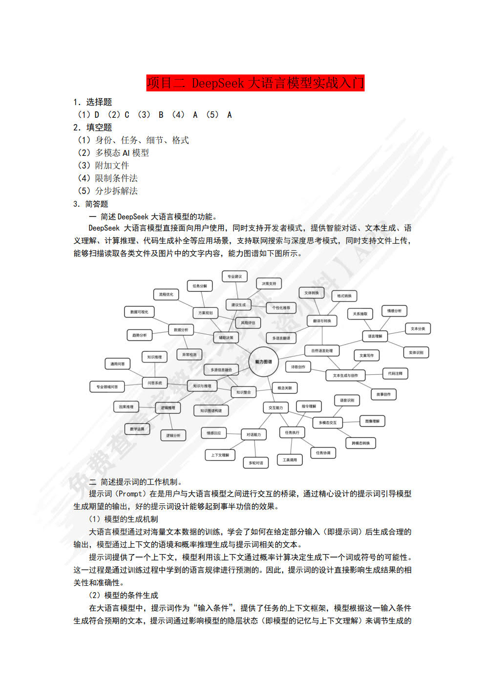 人工智能导论（基于DeepSeek）（微课版）