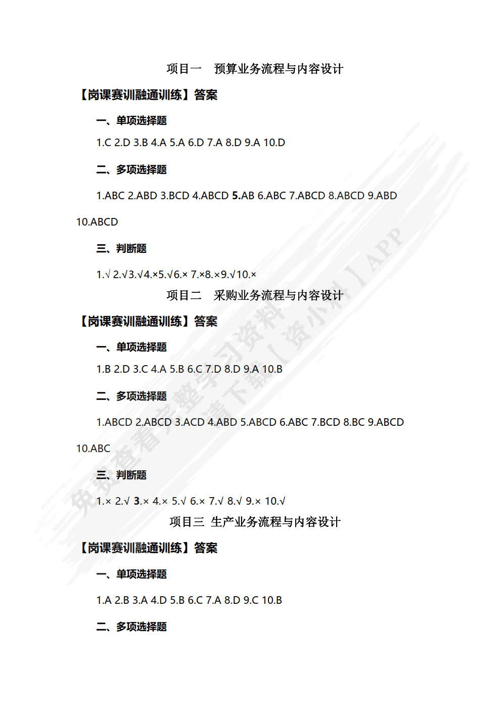 业财一体化设计