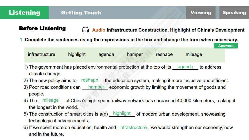 大学创新英语视听说教程(3)