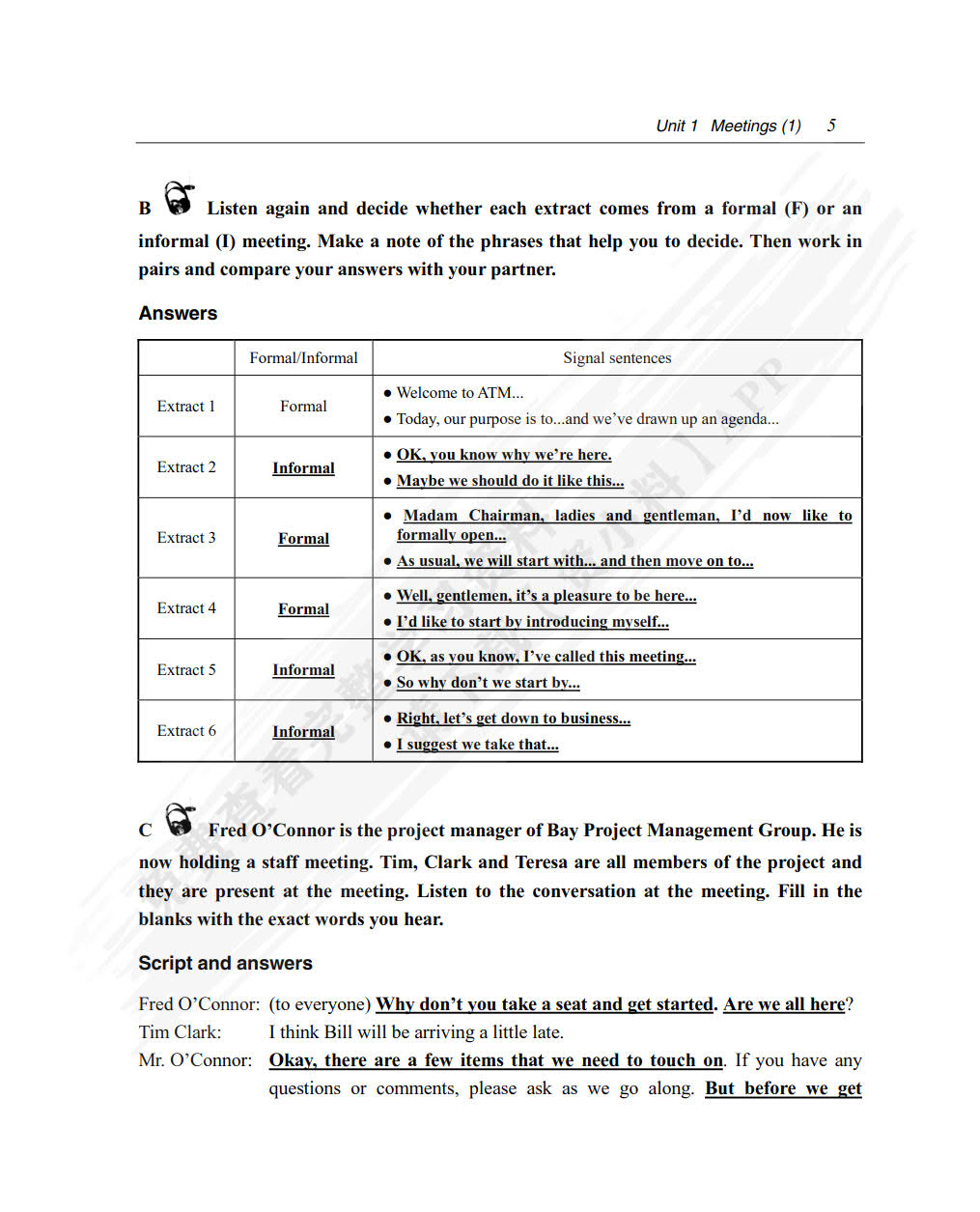 中级商务英语听说（学生用书）（第三版）
