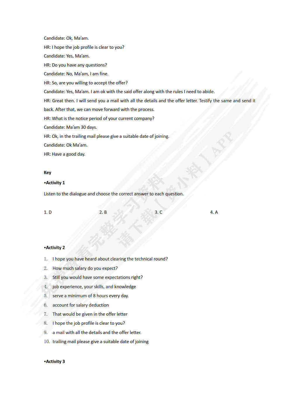 新发展商务英语视听说教程(4)
