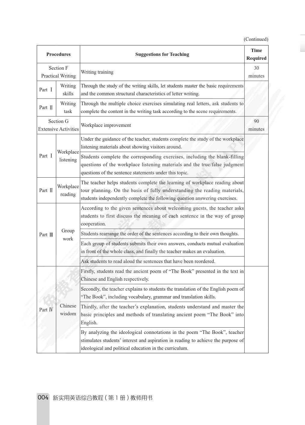 新实用英语综合教程（第1册）