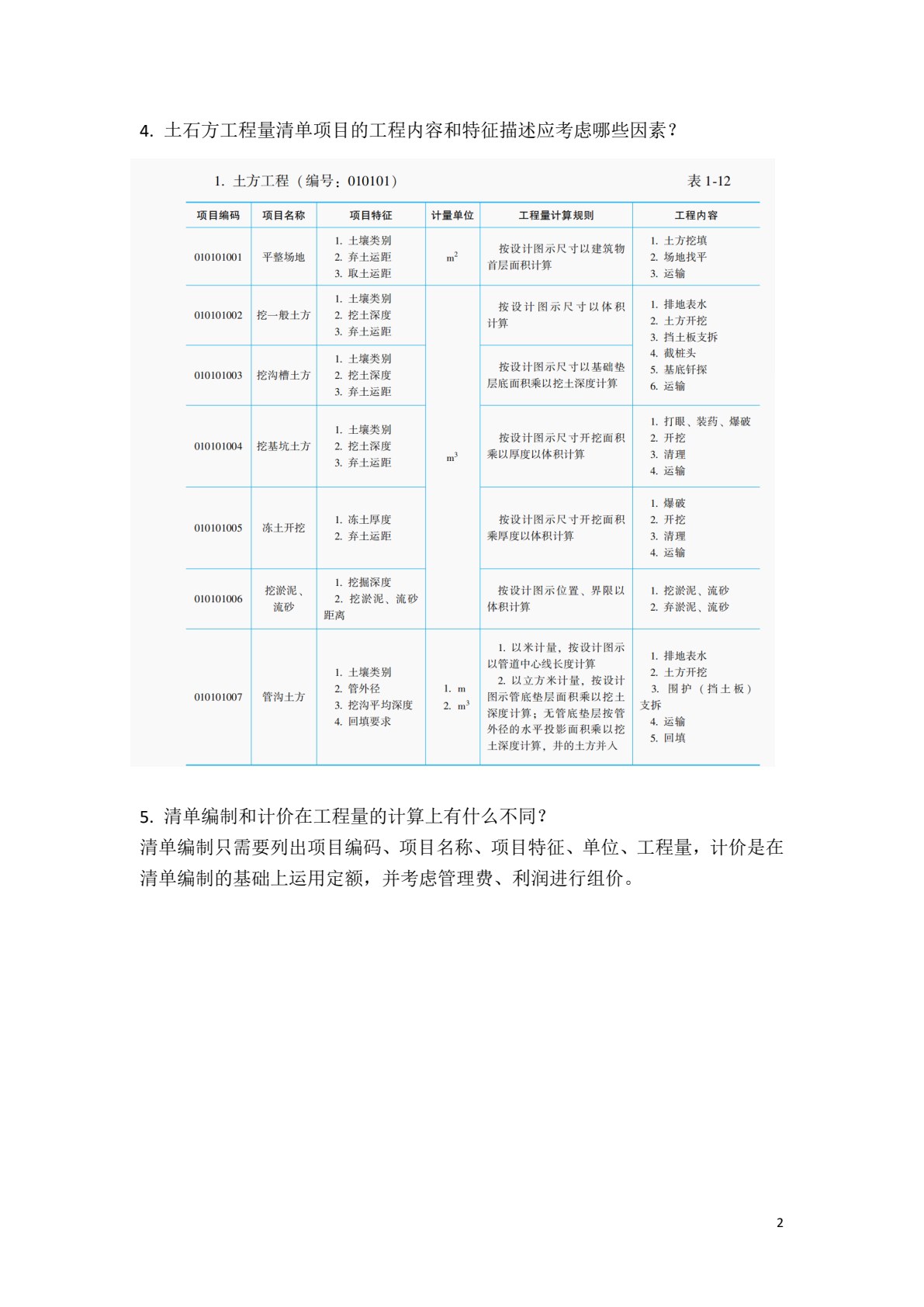 建筑工程计量与计价