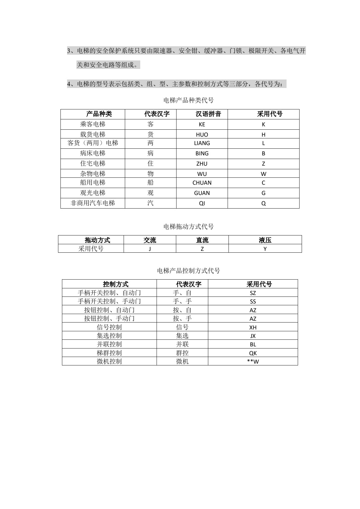 电梯结构及原理