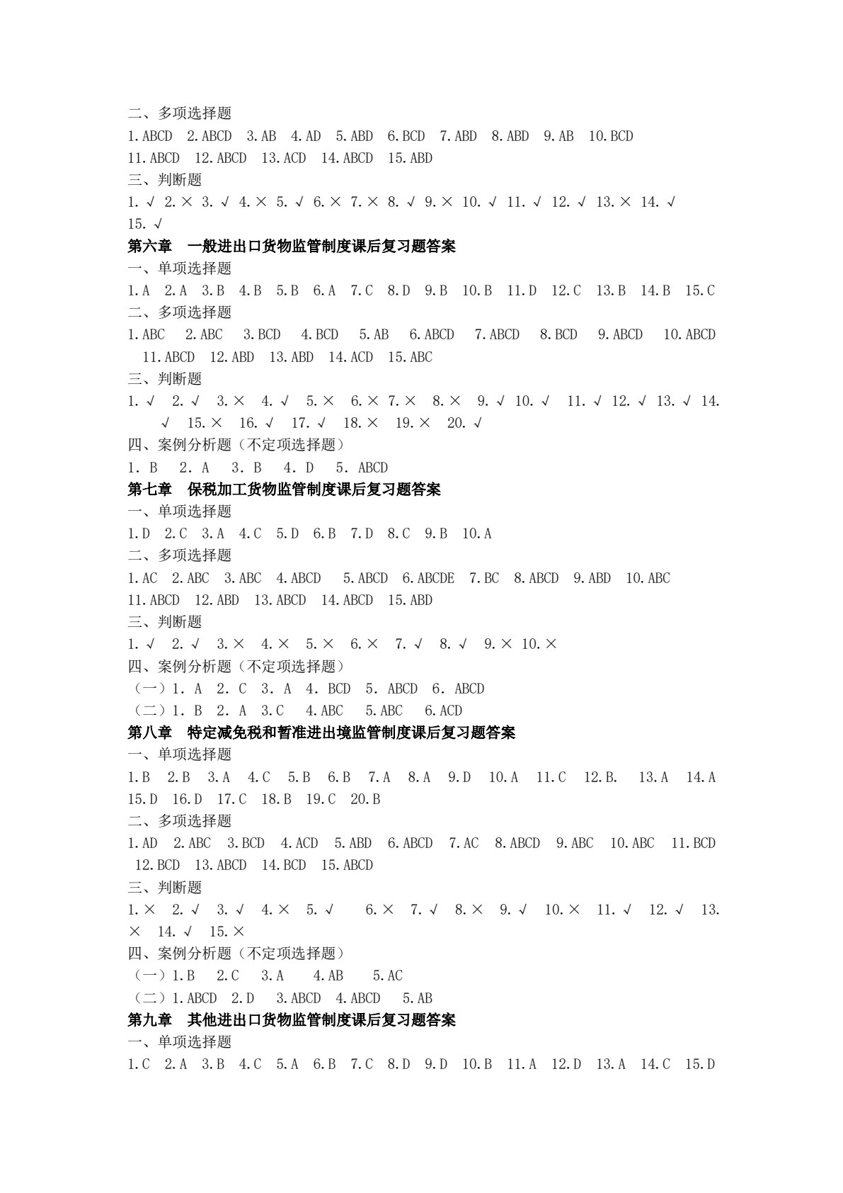 报关实务