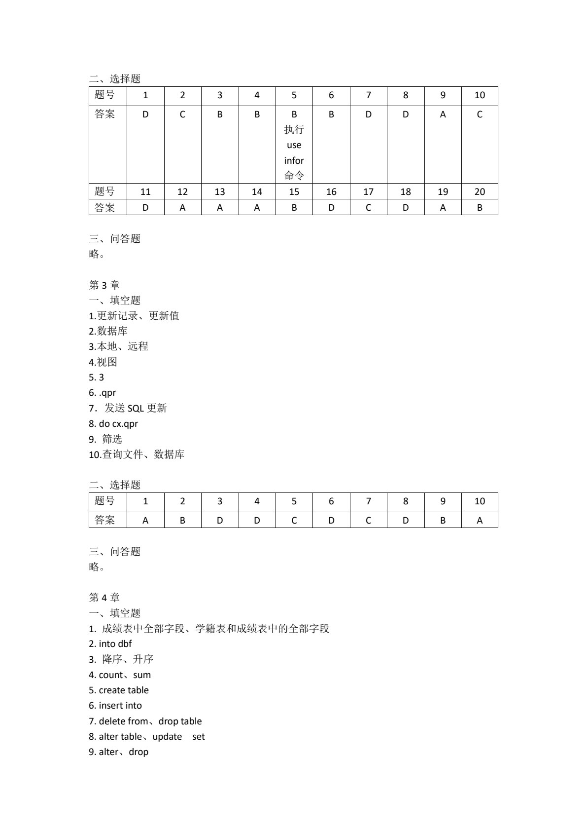 数据库应用技术&mdash;&mdash;Visual FoxPro 6.0（第5版）