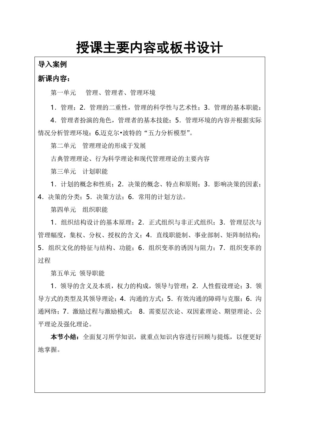 管理学基础（第2版）