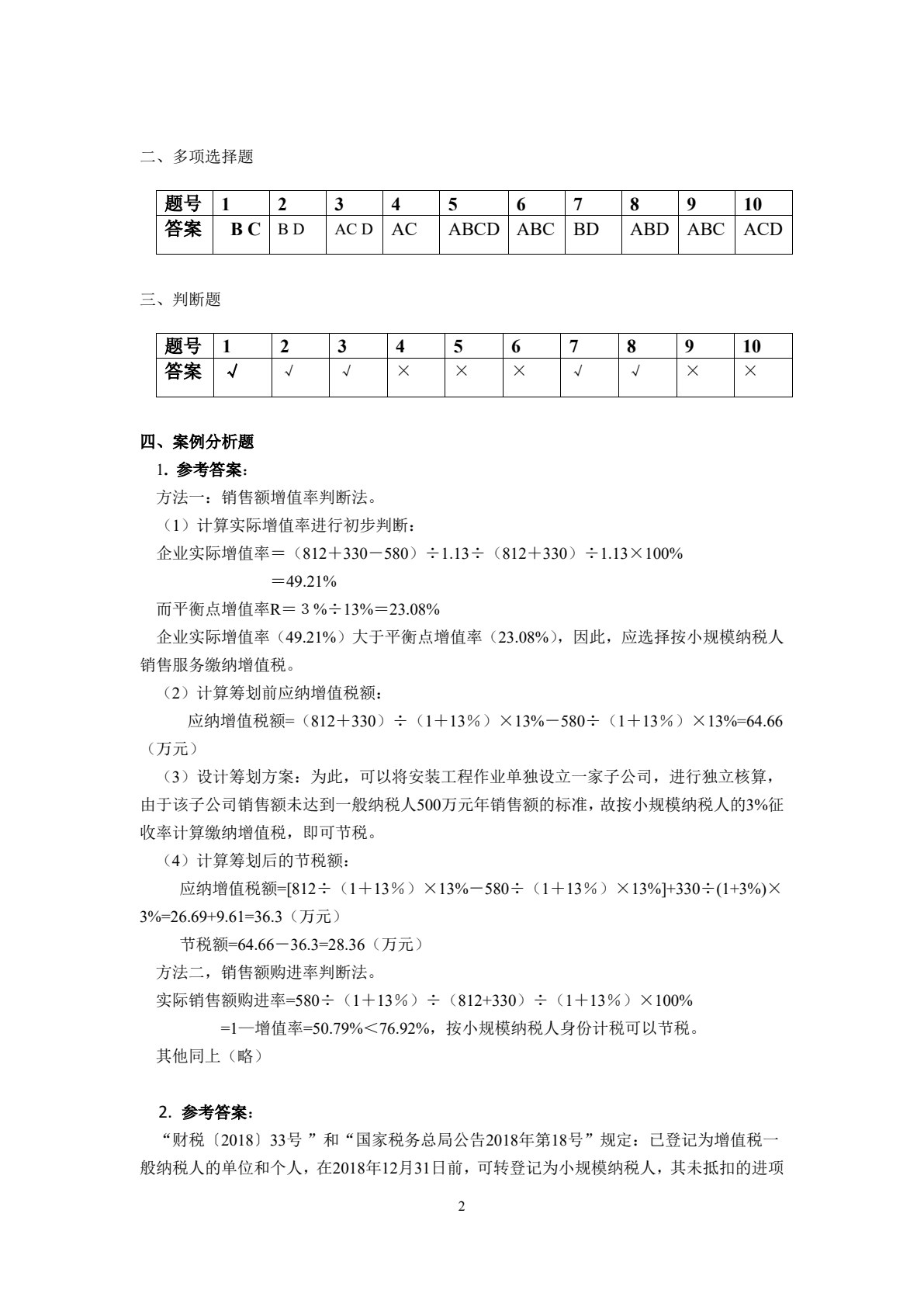 纳税筹划实务（第3版）