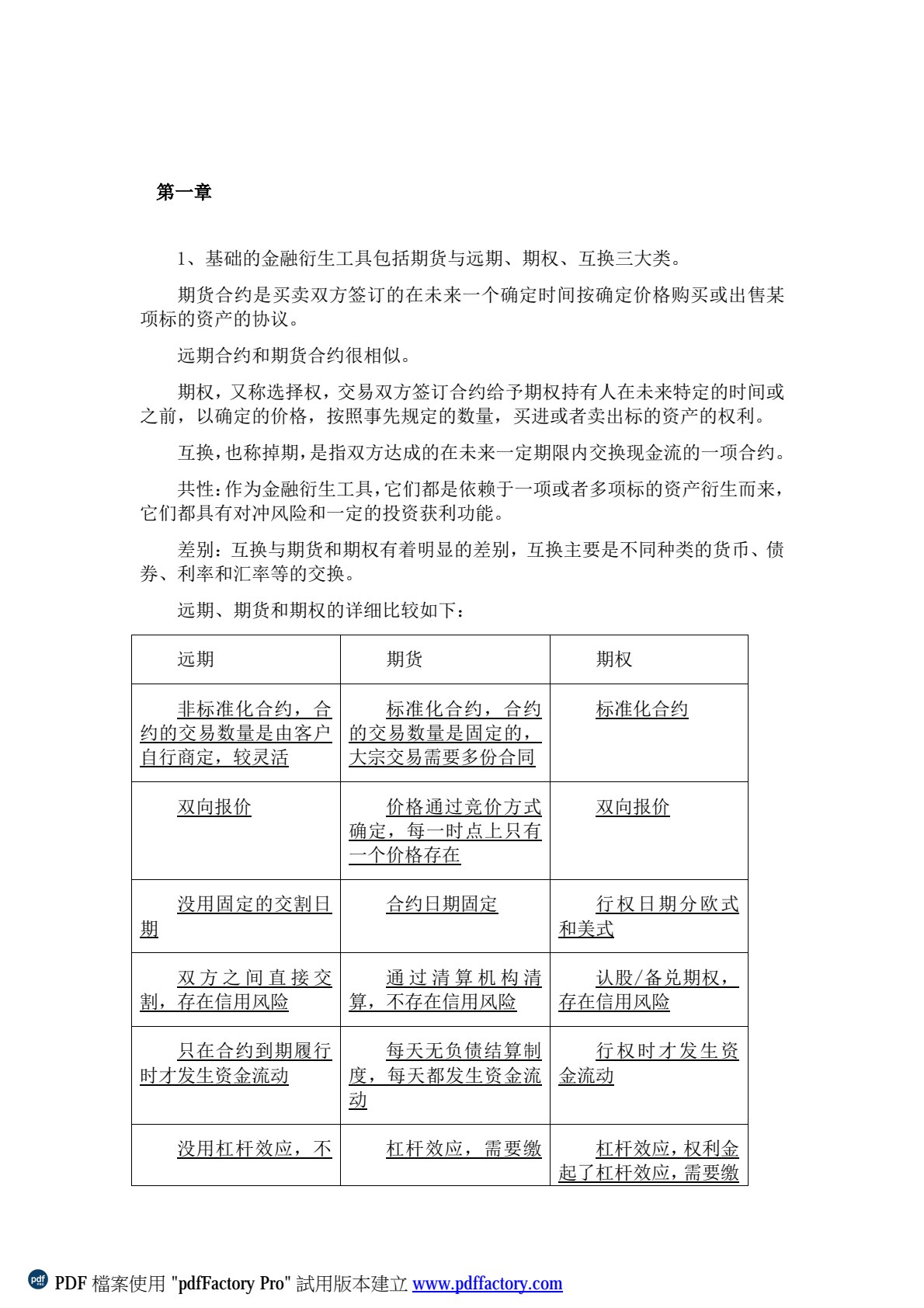 金融衍生工具（第三版）