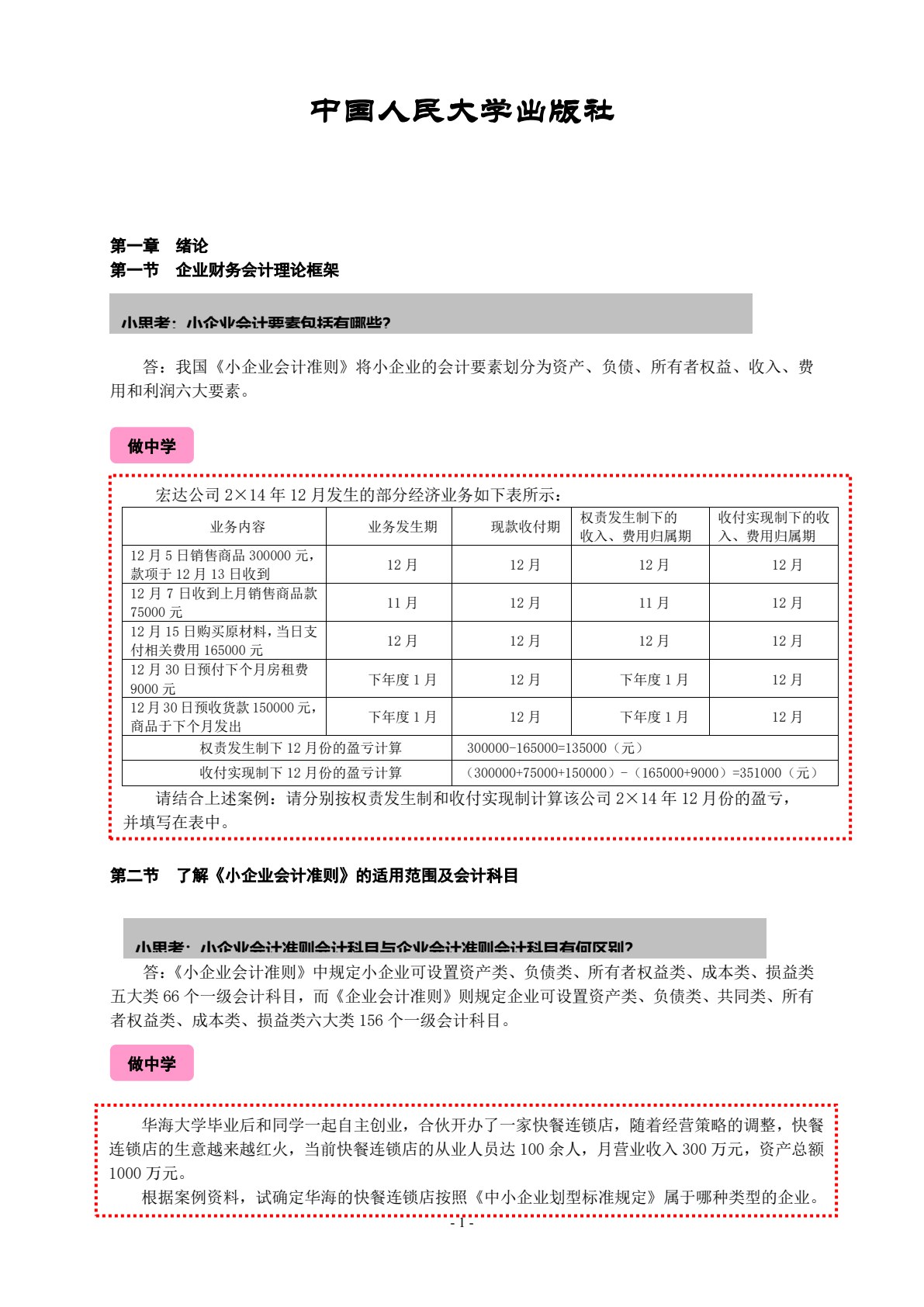小企业会计实务