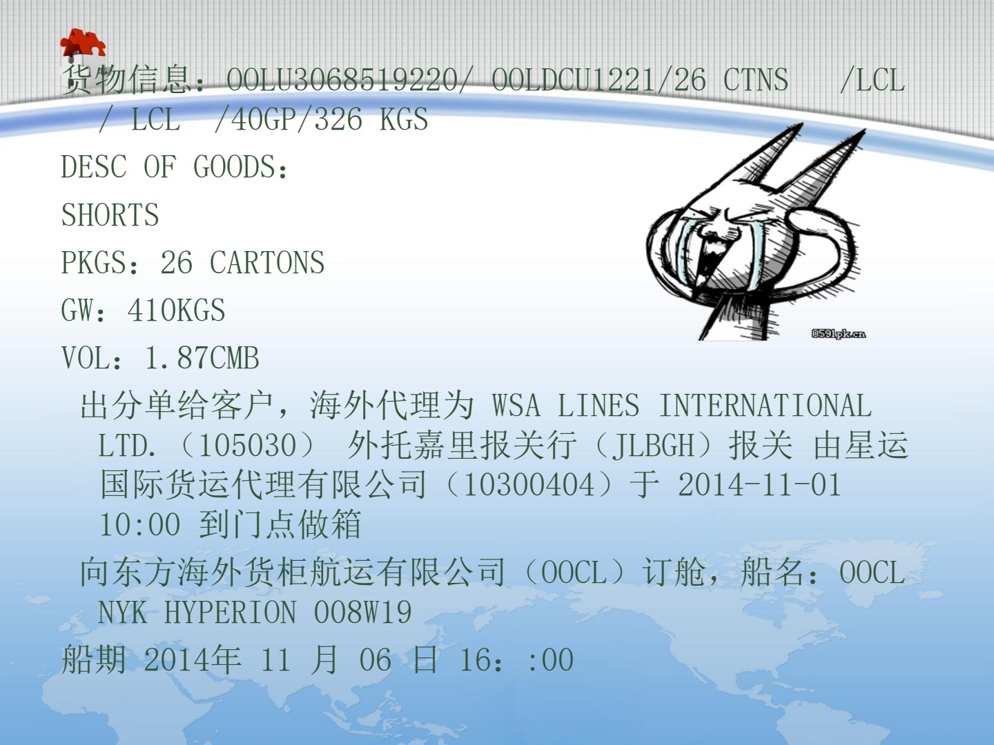 国际货代集装箱海运操作实务