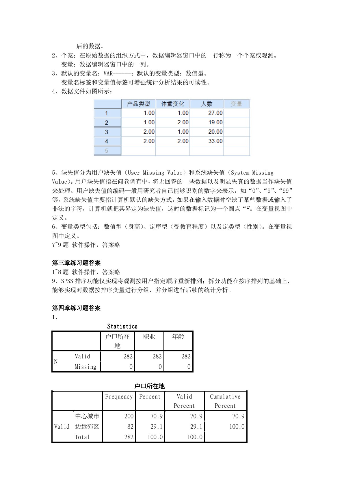 统计分析与SPSS的应用（第五版）