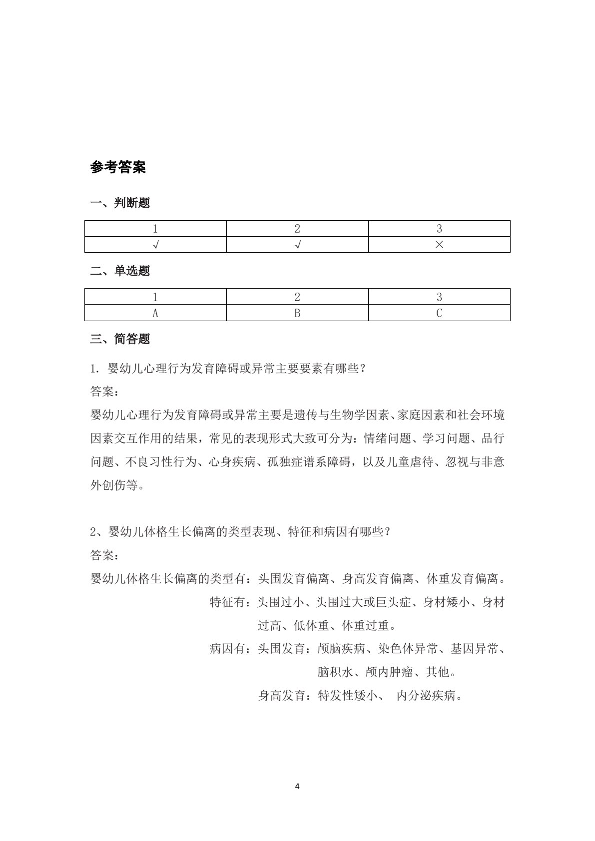 婴幼儿卫生与保健