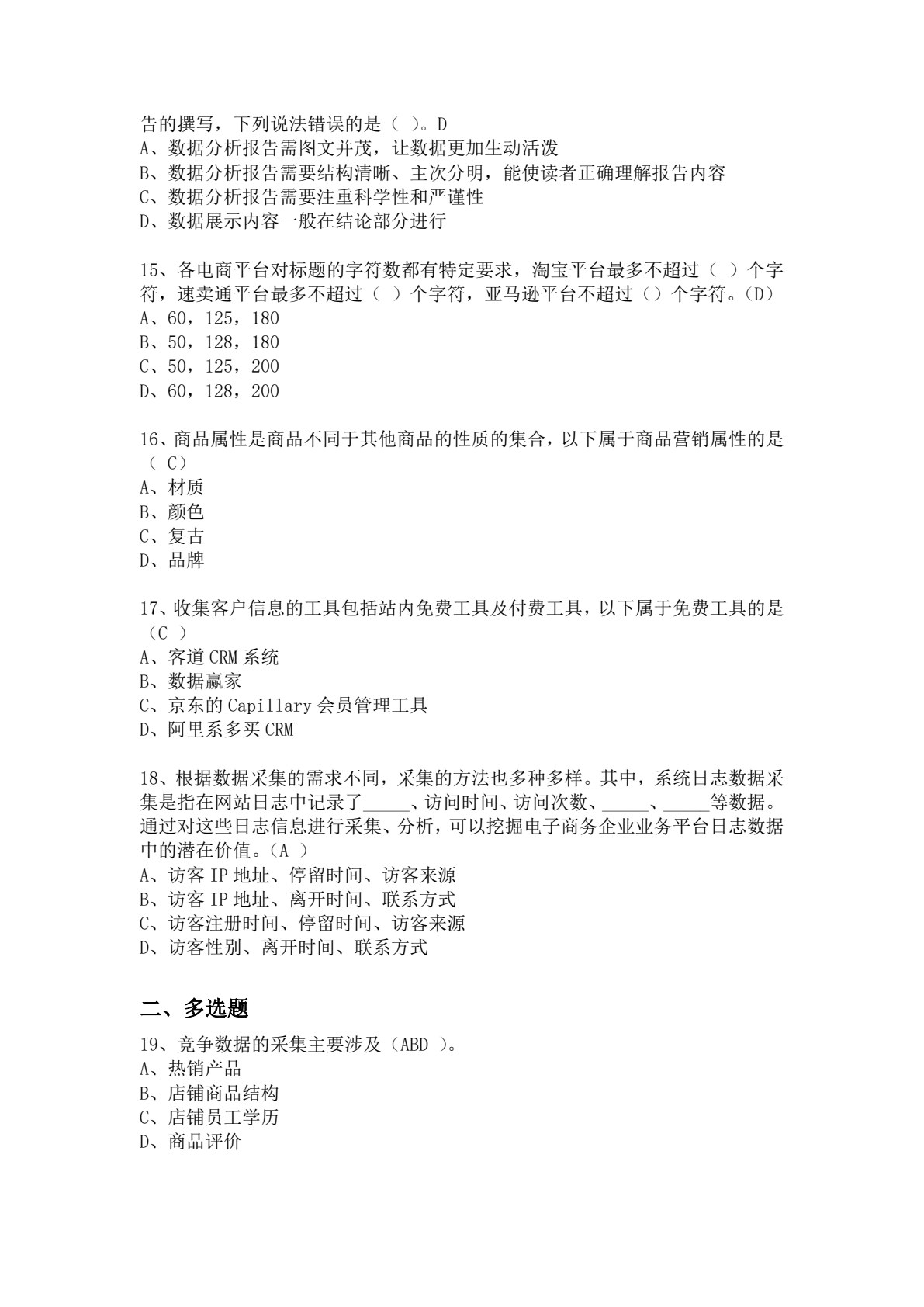 网店运营