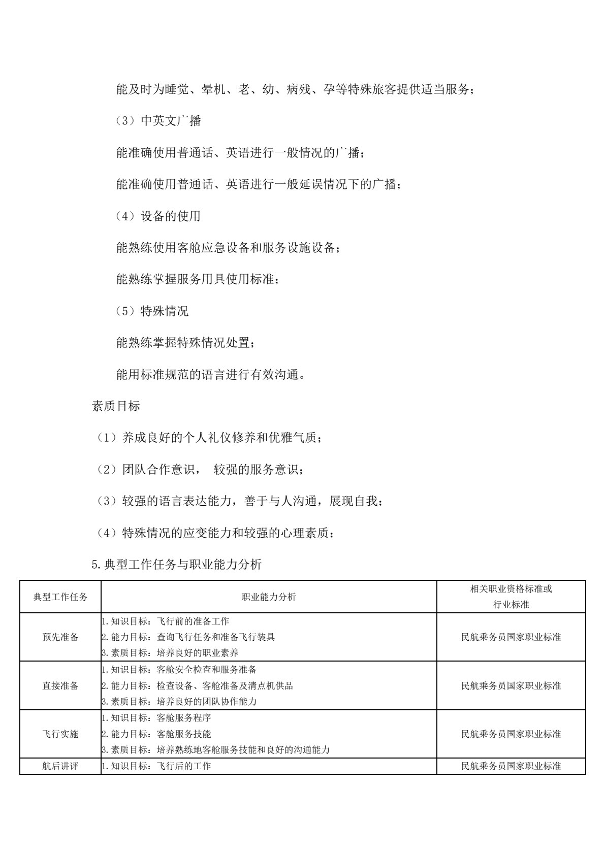民航客舱服务与技能