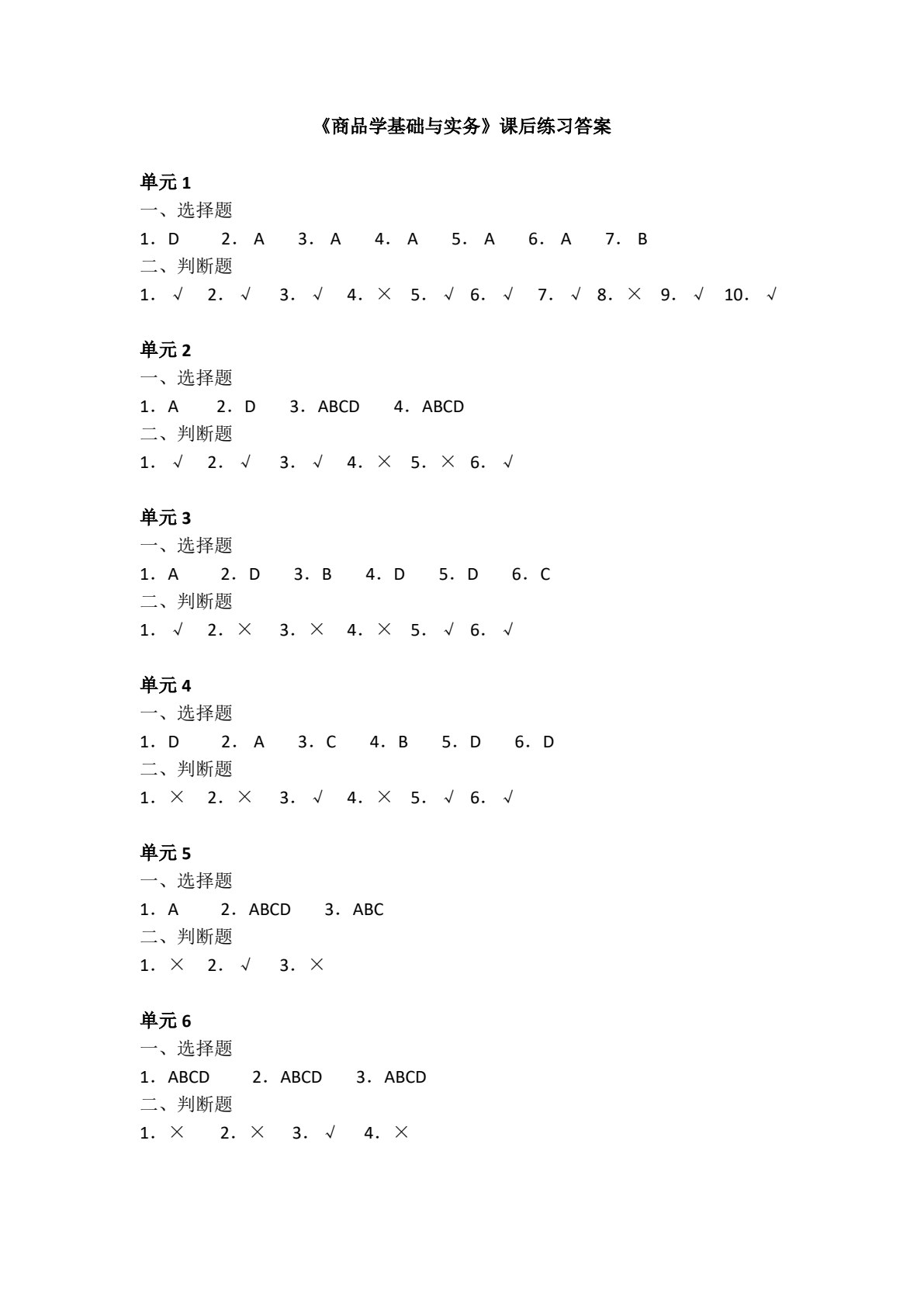 商品学基础与实务（第三版）