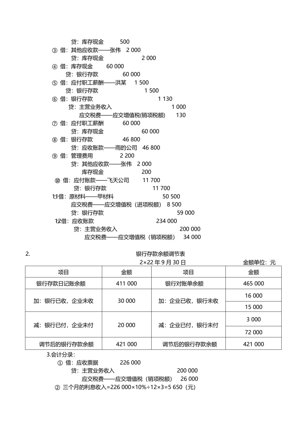 会计学（第三版）