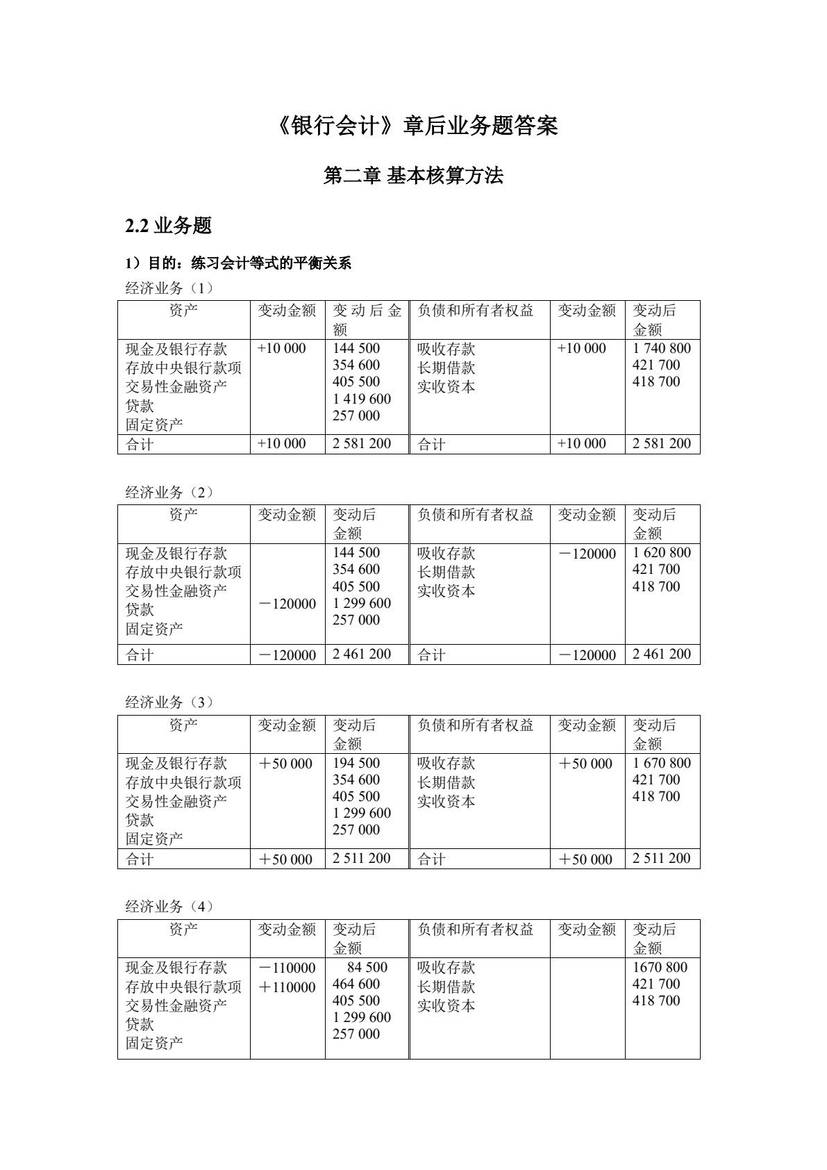 银行会计（第三版）