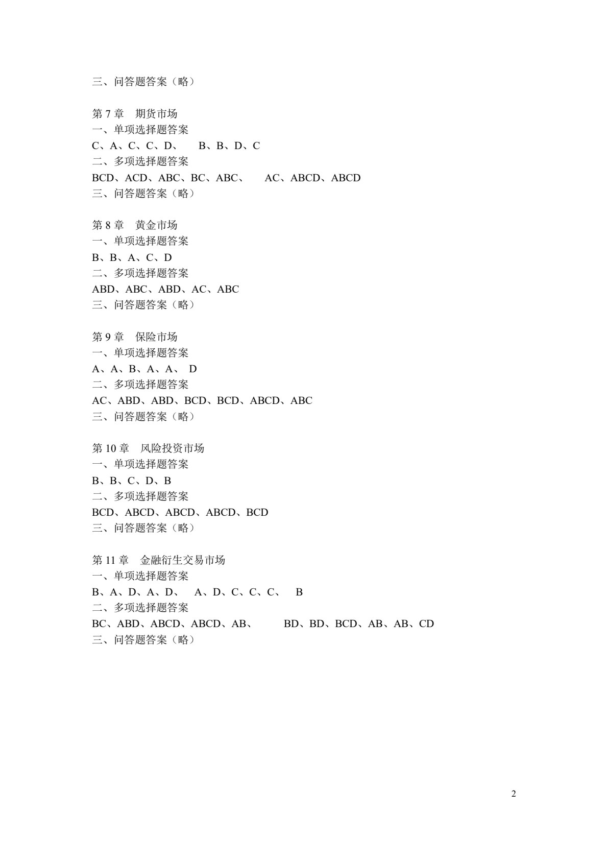 金融市场学