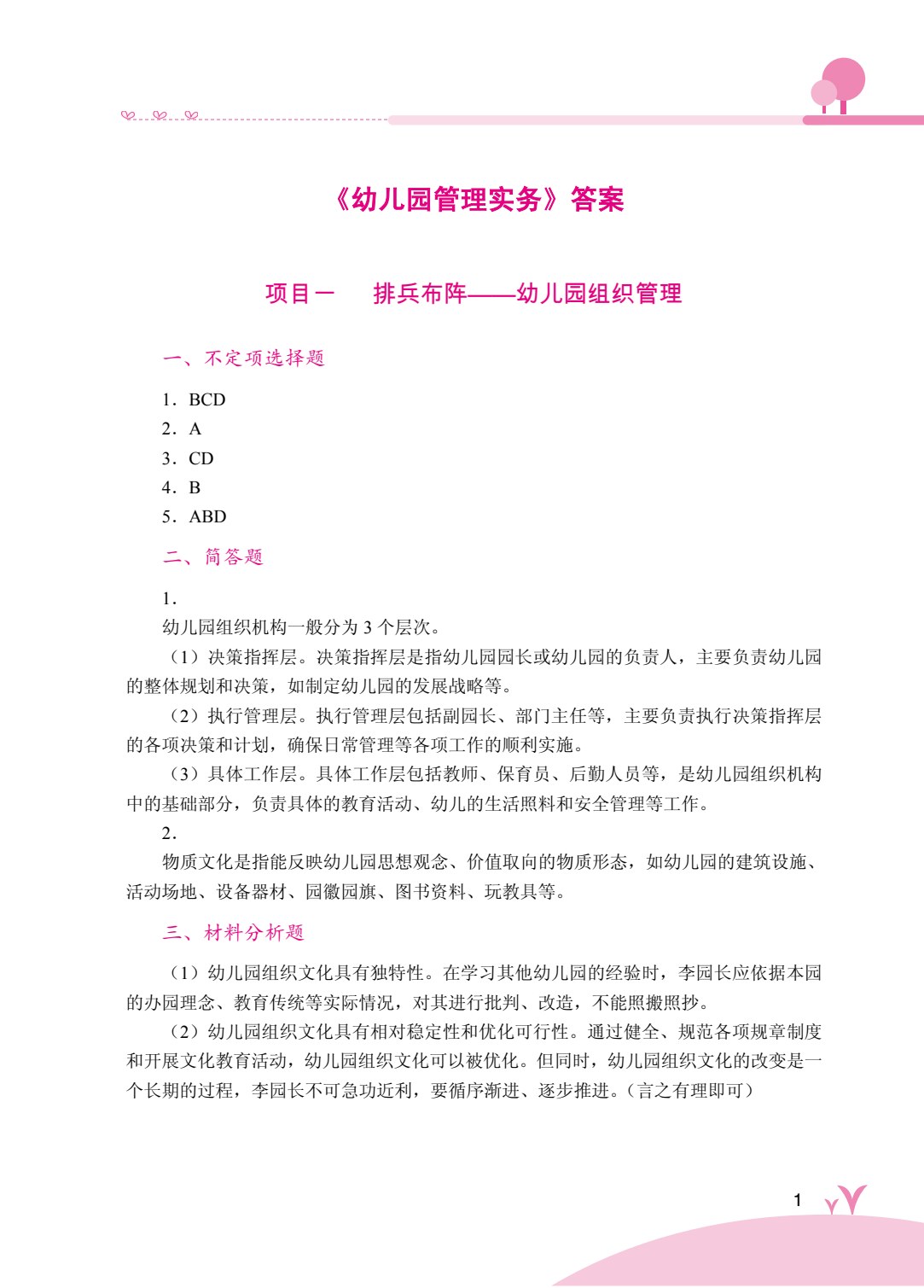 幼儿园管理实务（双色）（含微课）