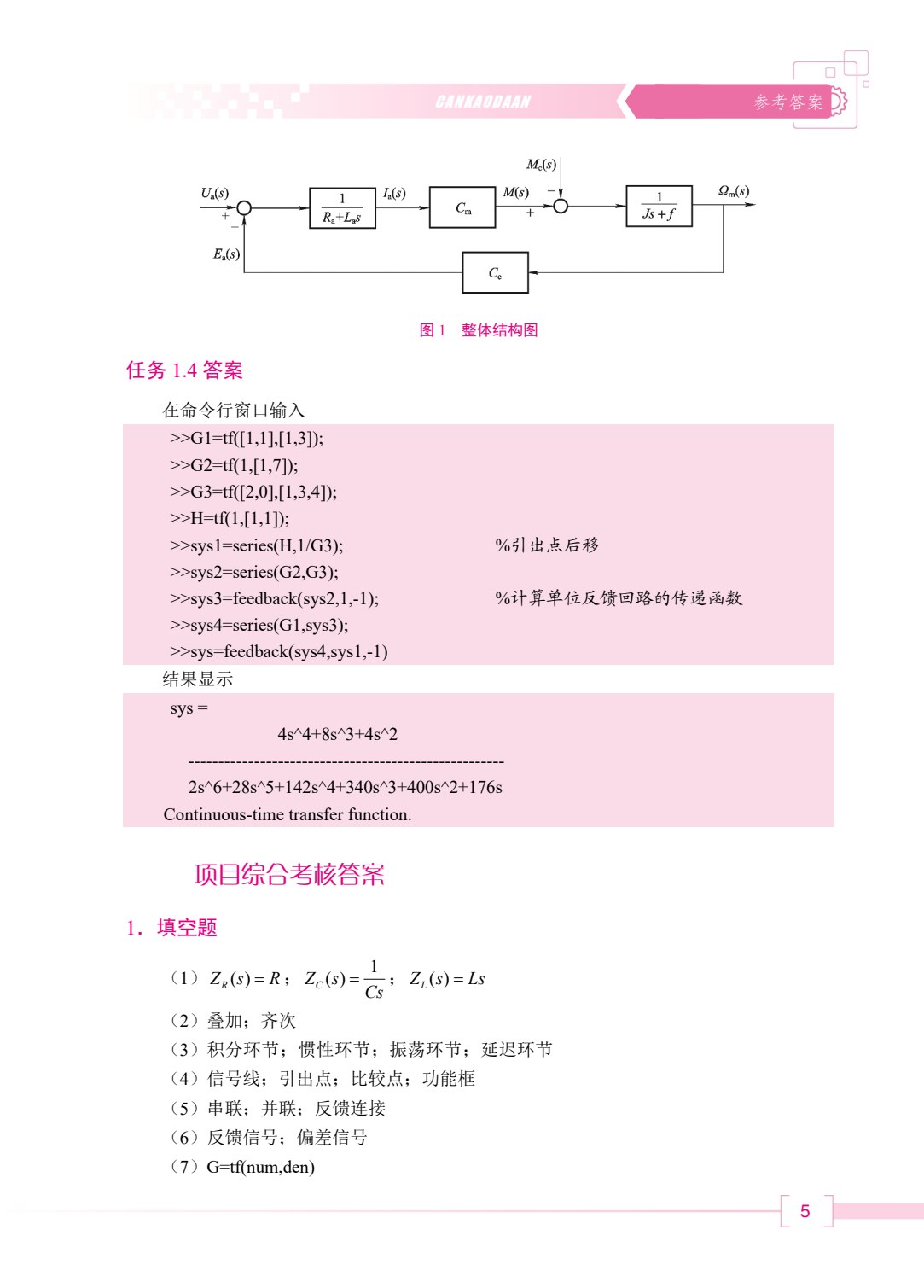 自动控制原理（双色）（含微课）
