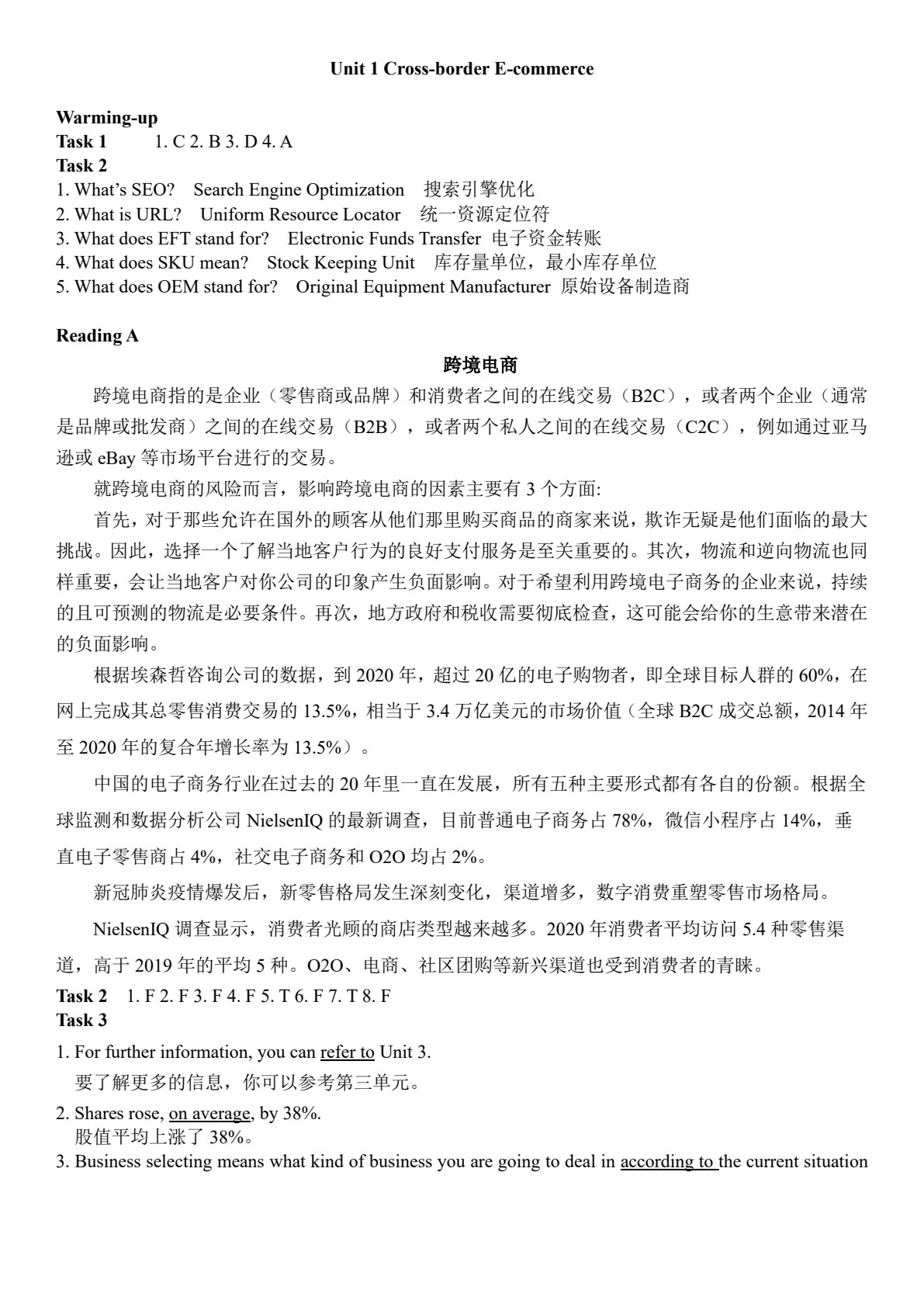 财经职业英语