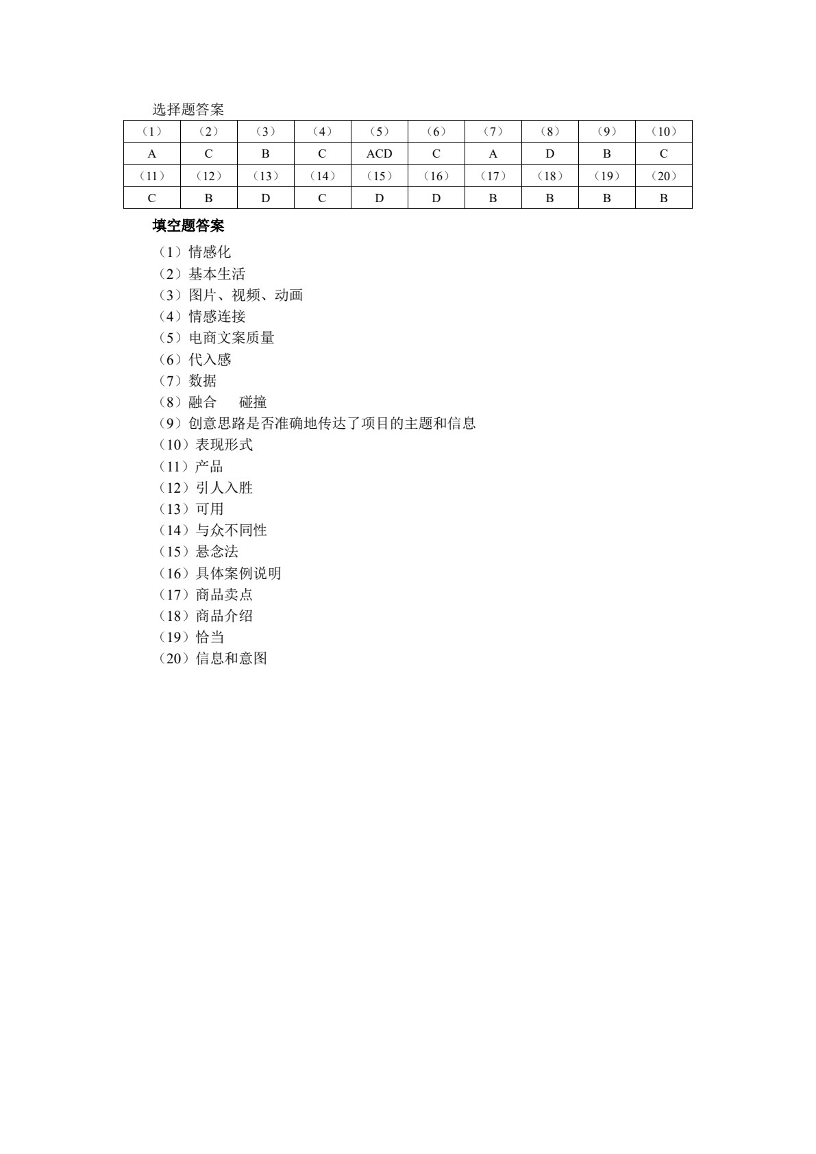 电商文案创意写作