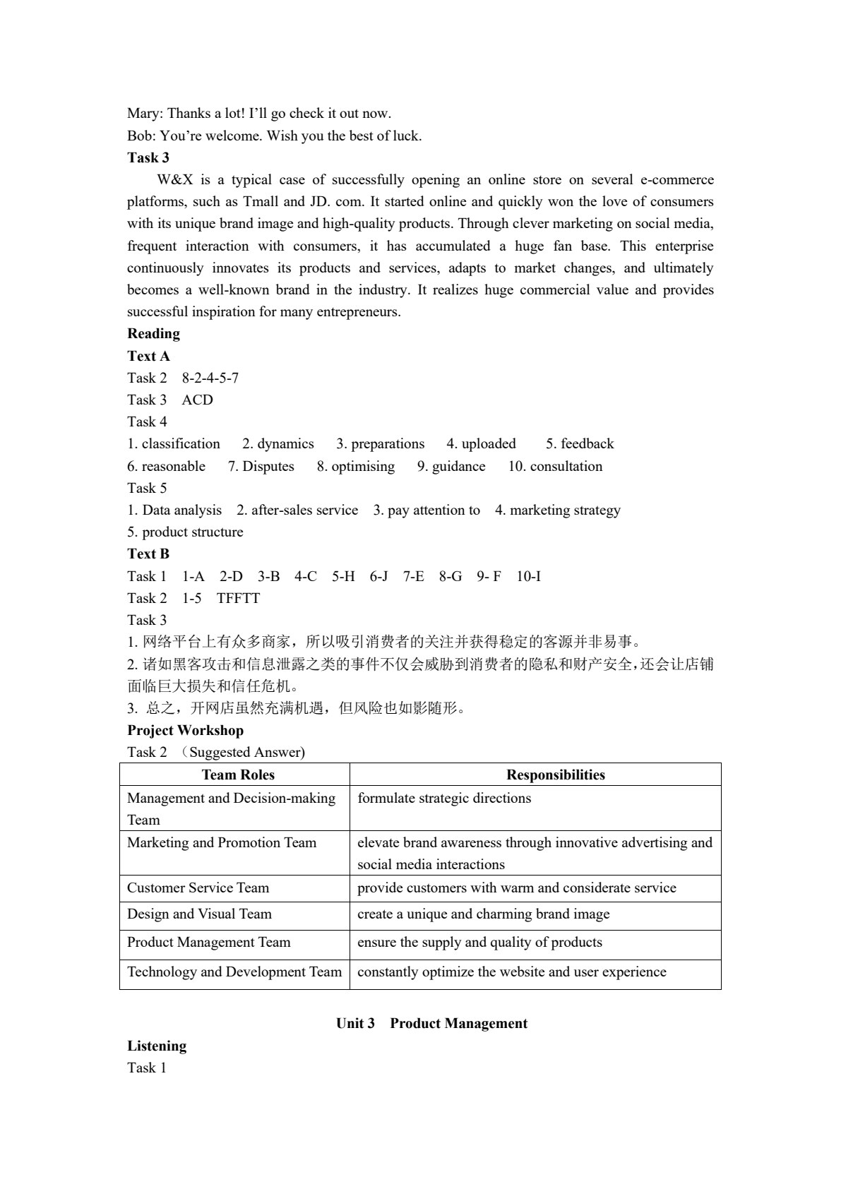 新理念职业英语 电子商务英语（第2版）