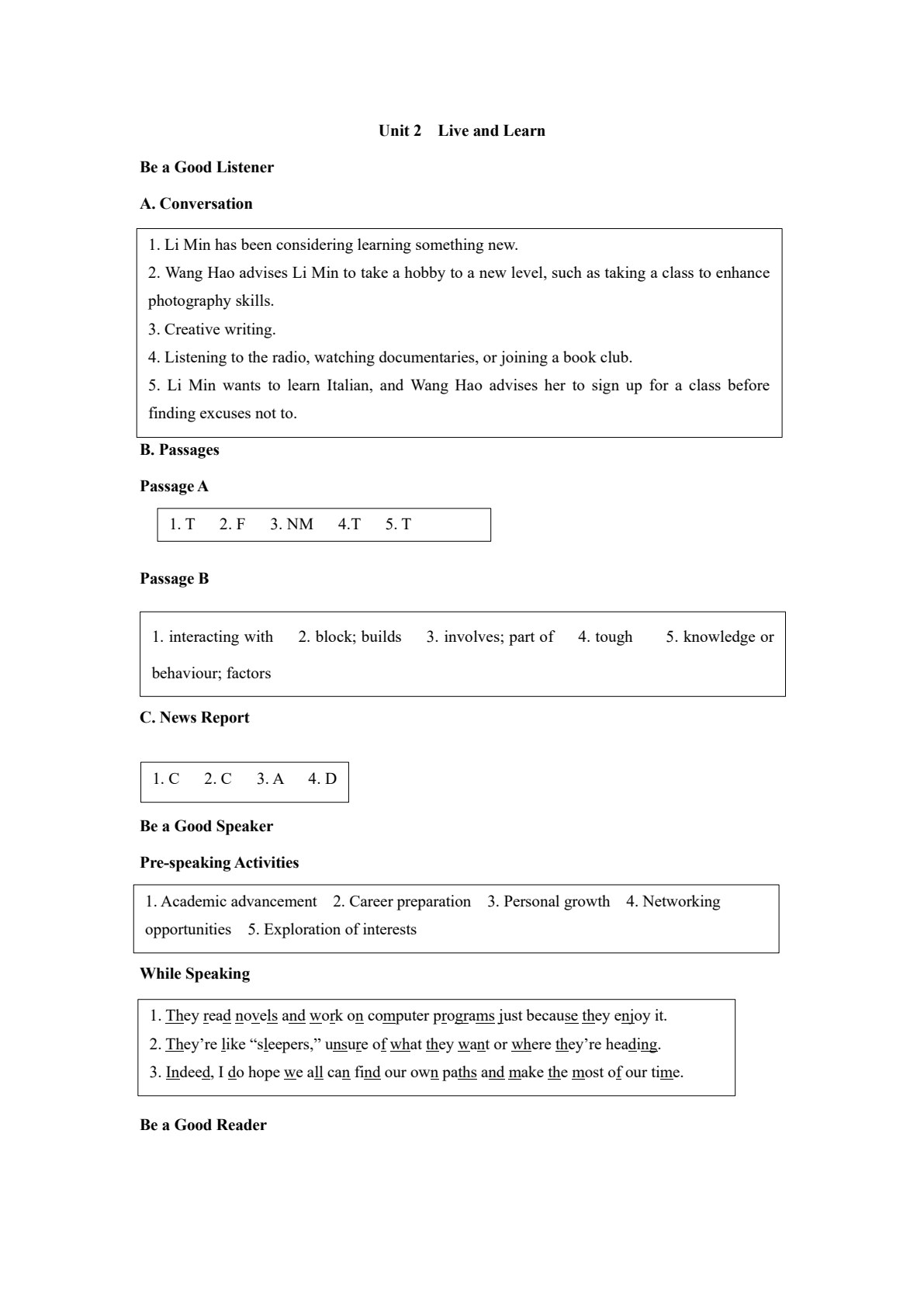 新思大学英语综合教程2