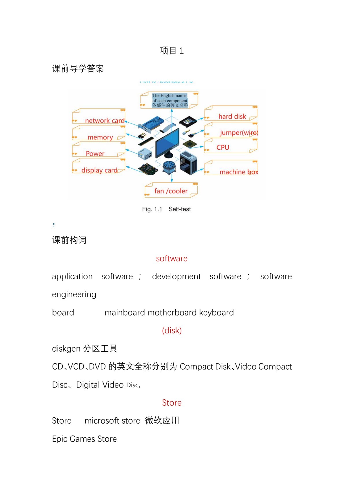 计算机专业英语