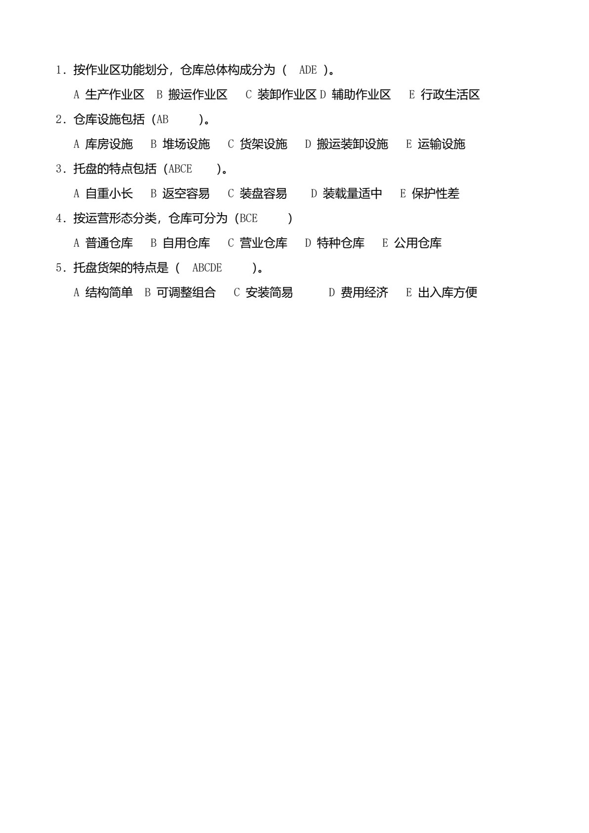 仓储管理实务（第三版）