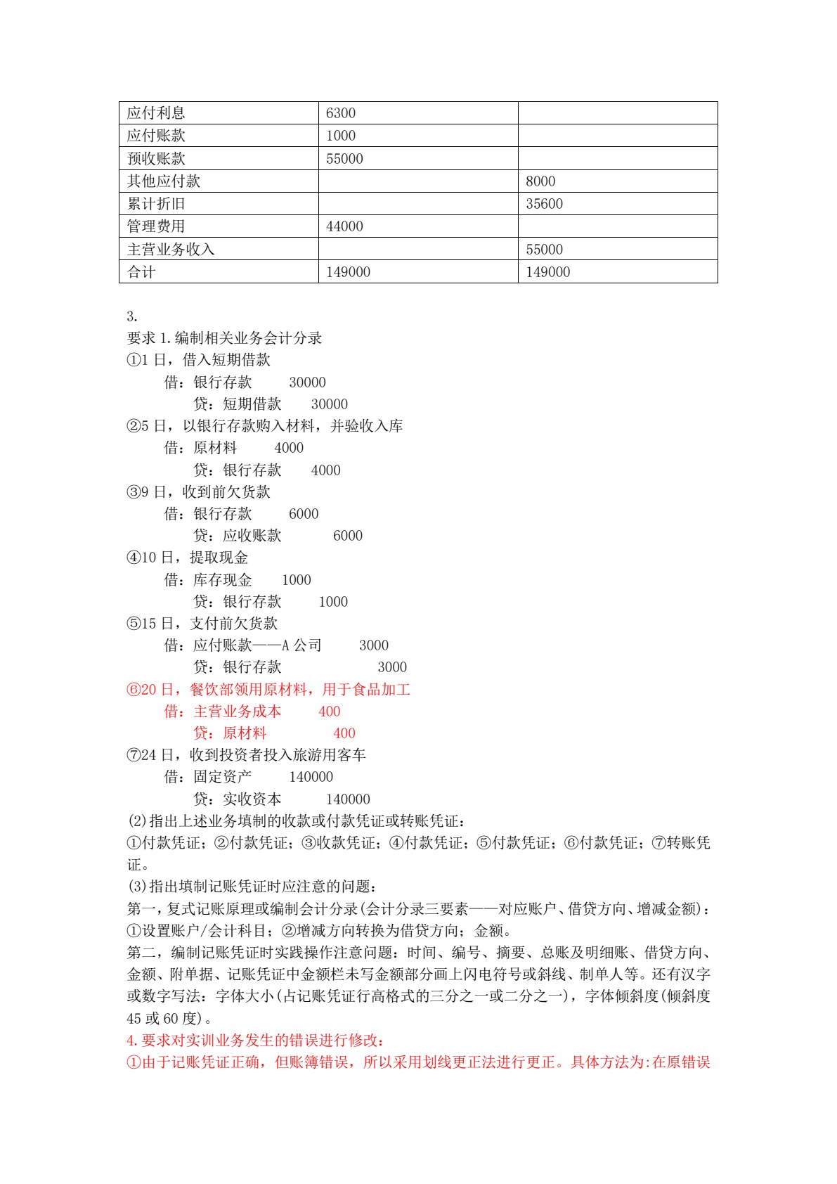旅游企业会计