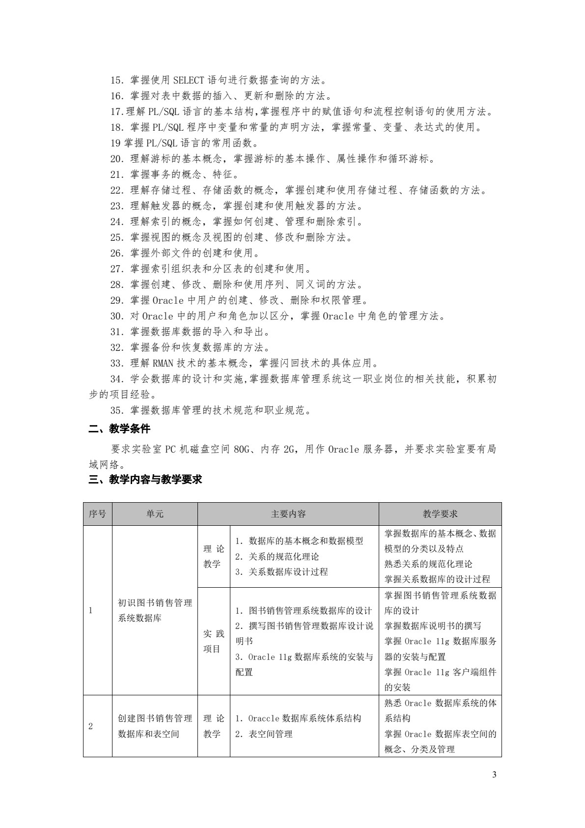 Oracle数据库应用技术项目化教程（第二版）
