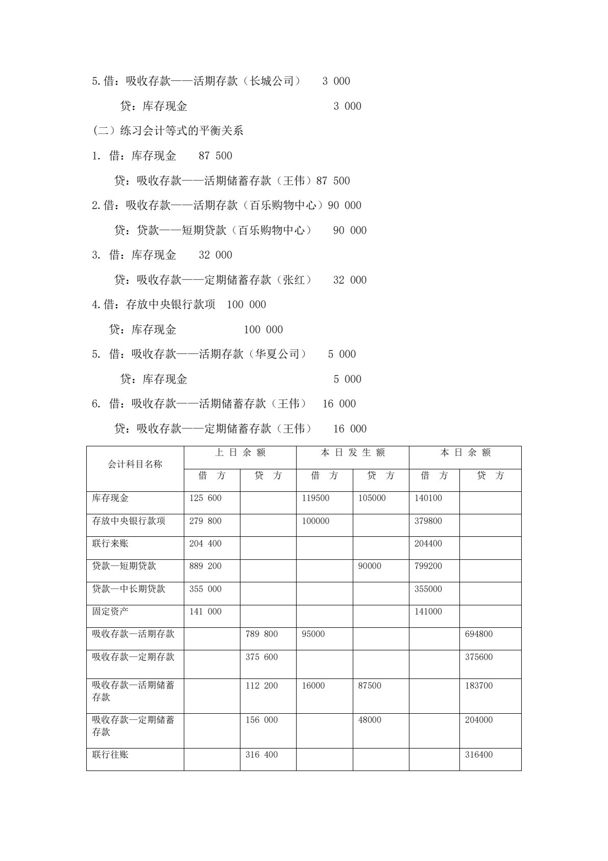 银行会计实务（第三版）