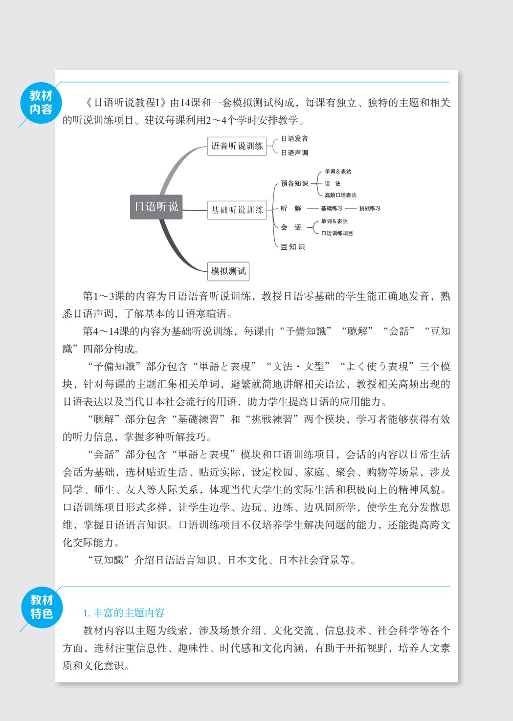 日语听说教程 Ⅰ（第二版）