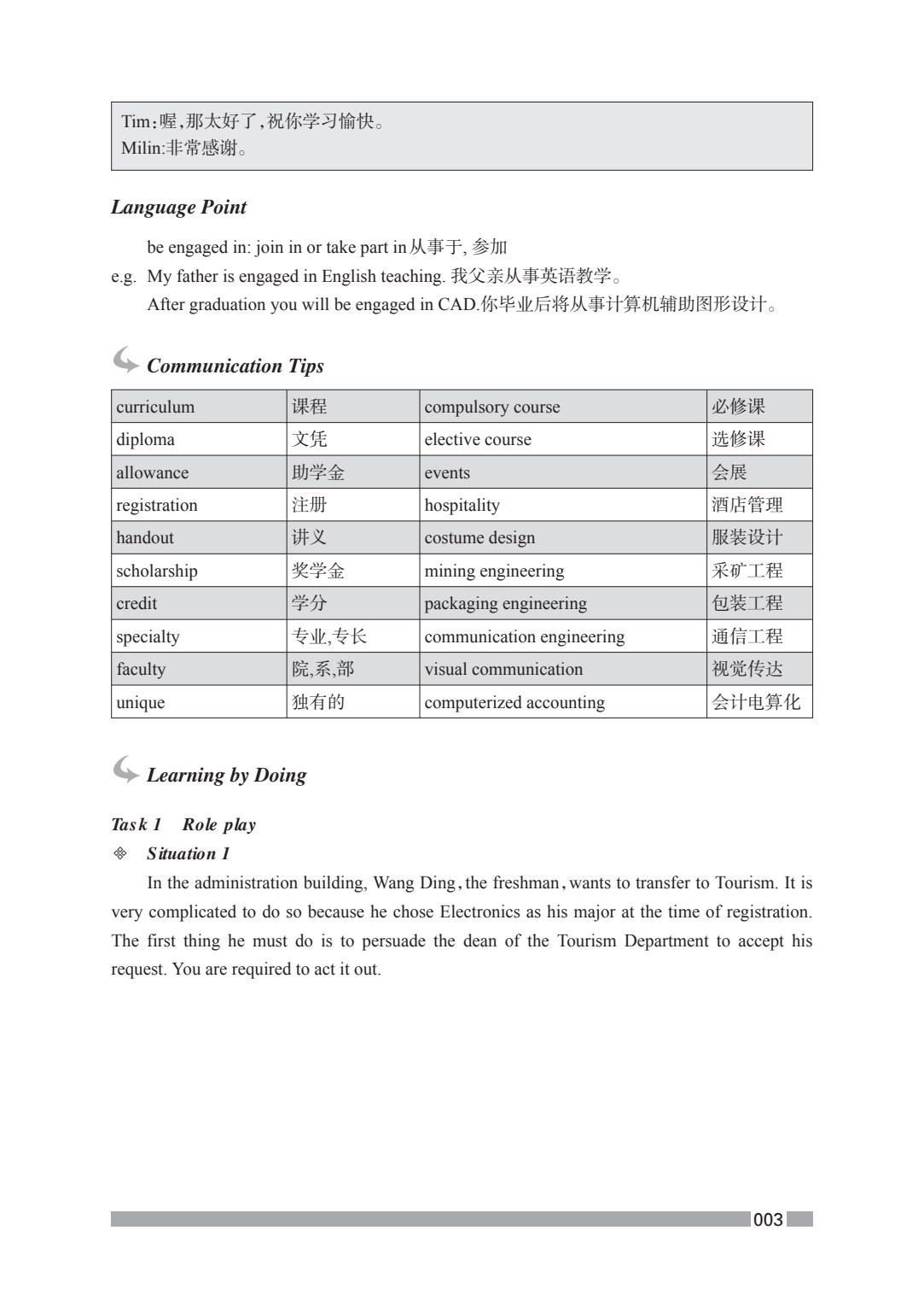 点击职业英语 职业英语模块 现代职场英语