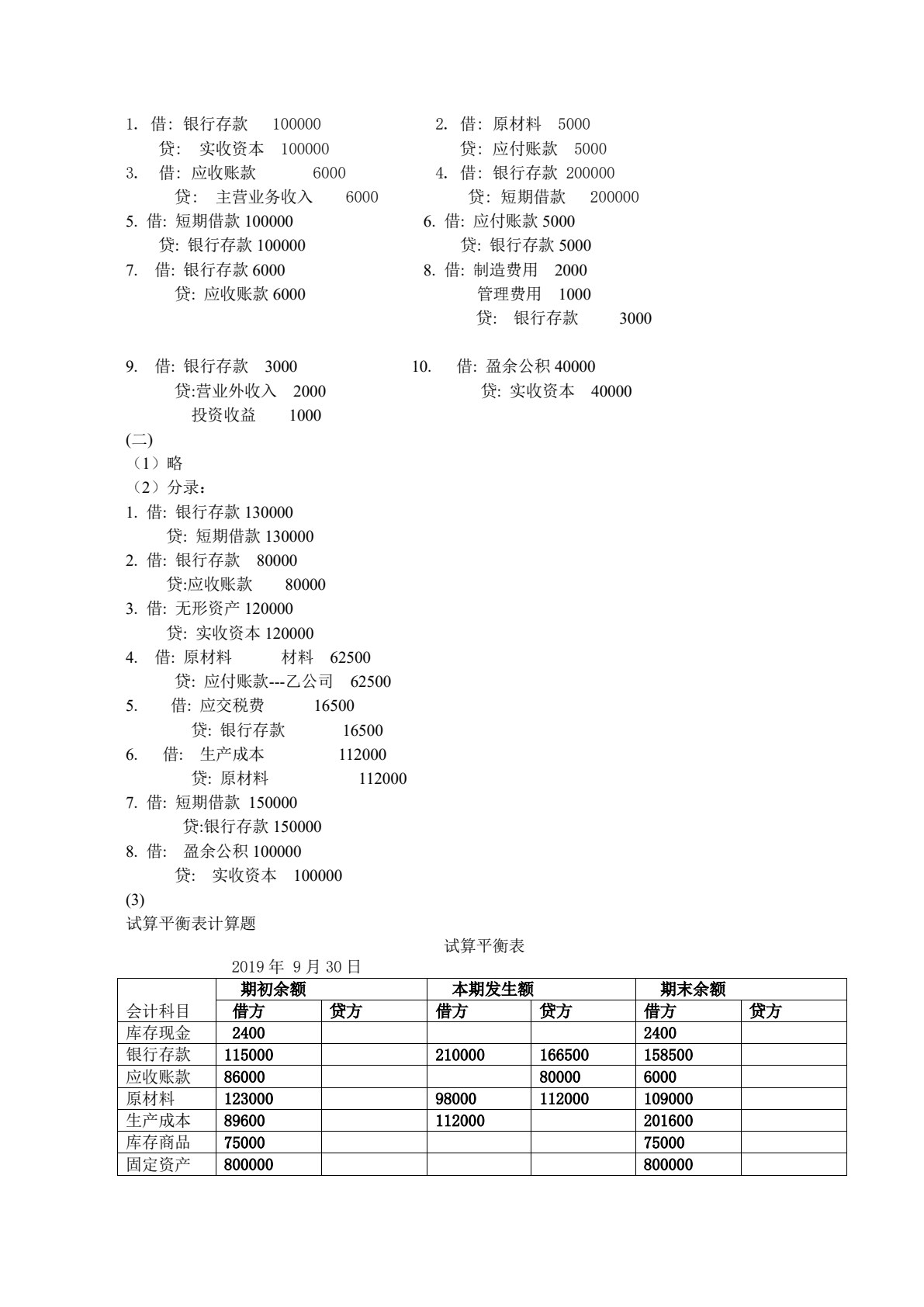 会计学基础（财经类）（第六版）