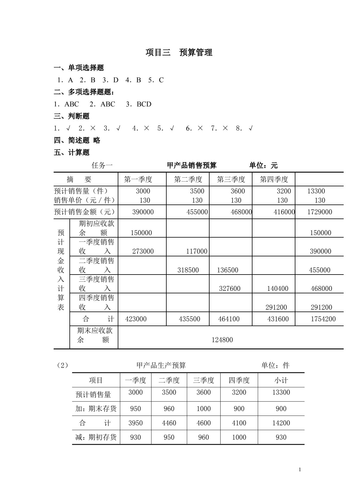 管理会计（第七版）
