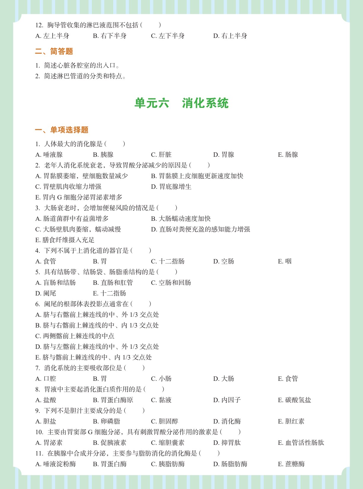 老年人解剖与生理