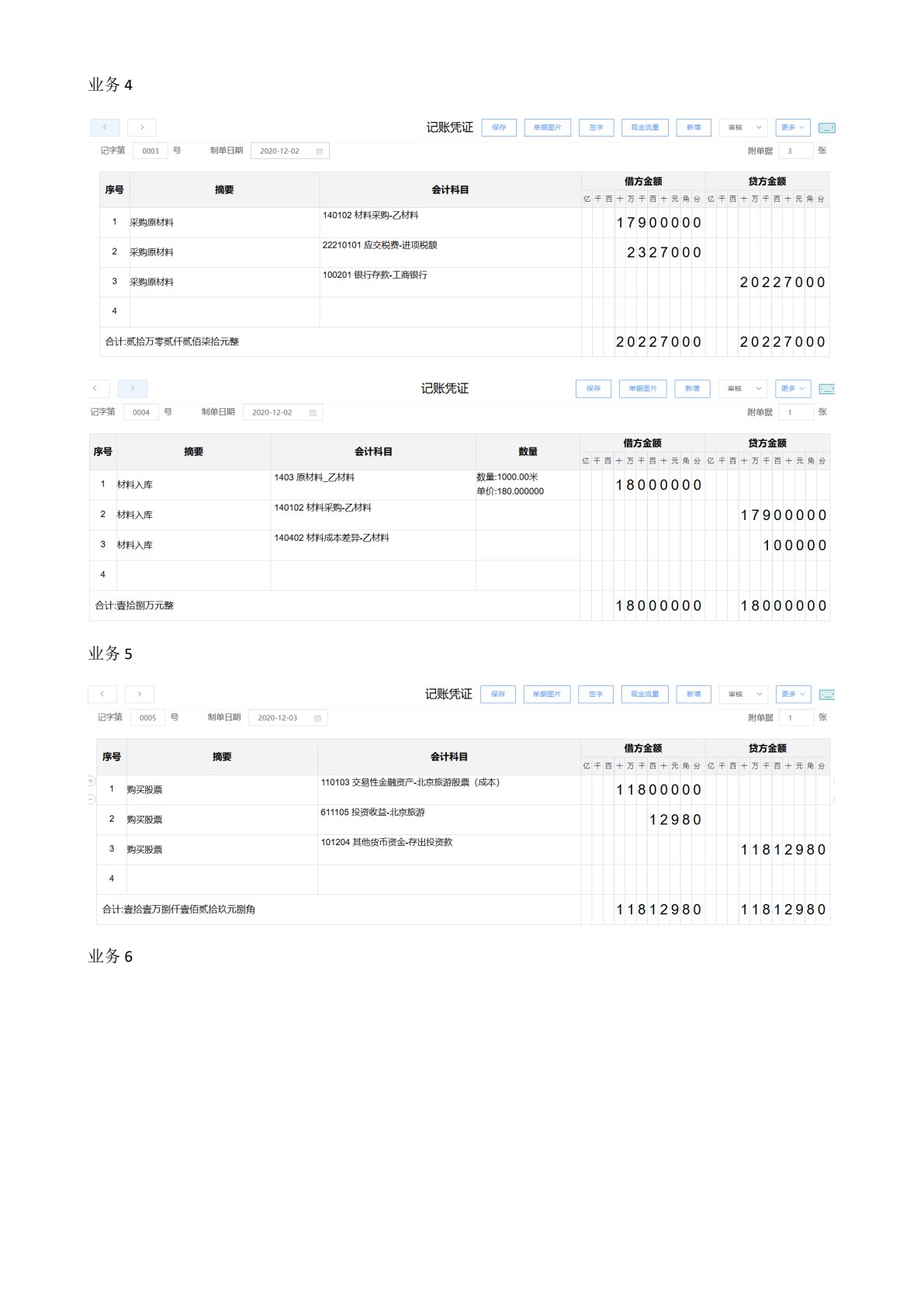 会计综合实训（第二版）