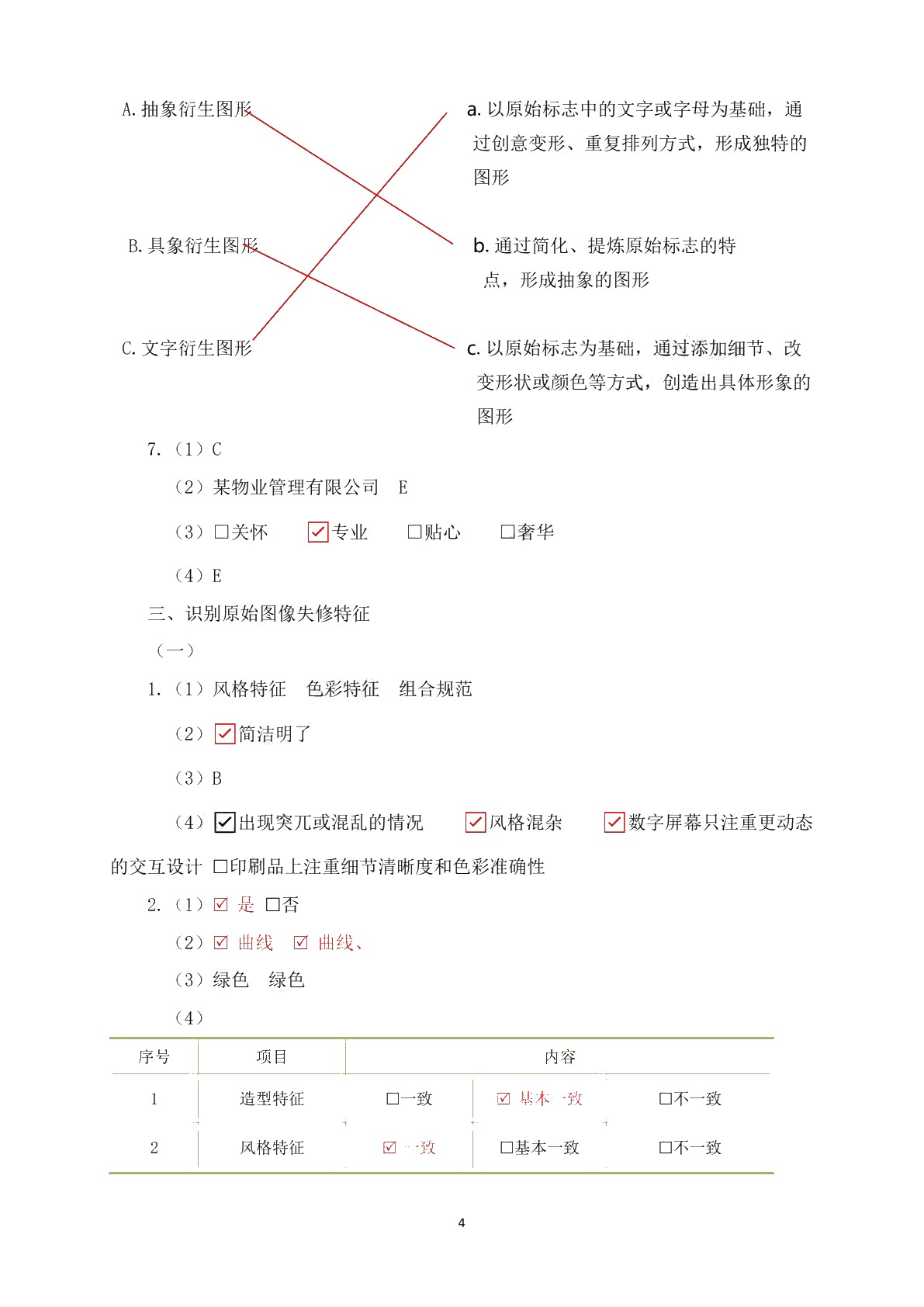 图文作品的图形设计工作页