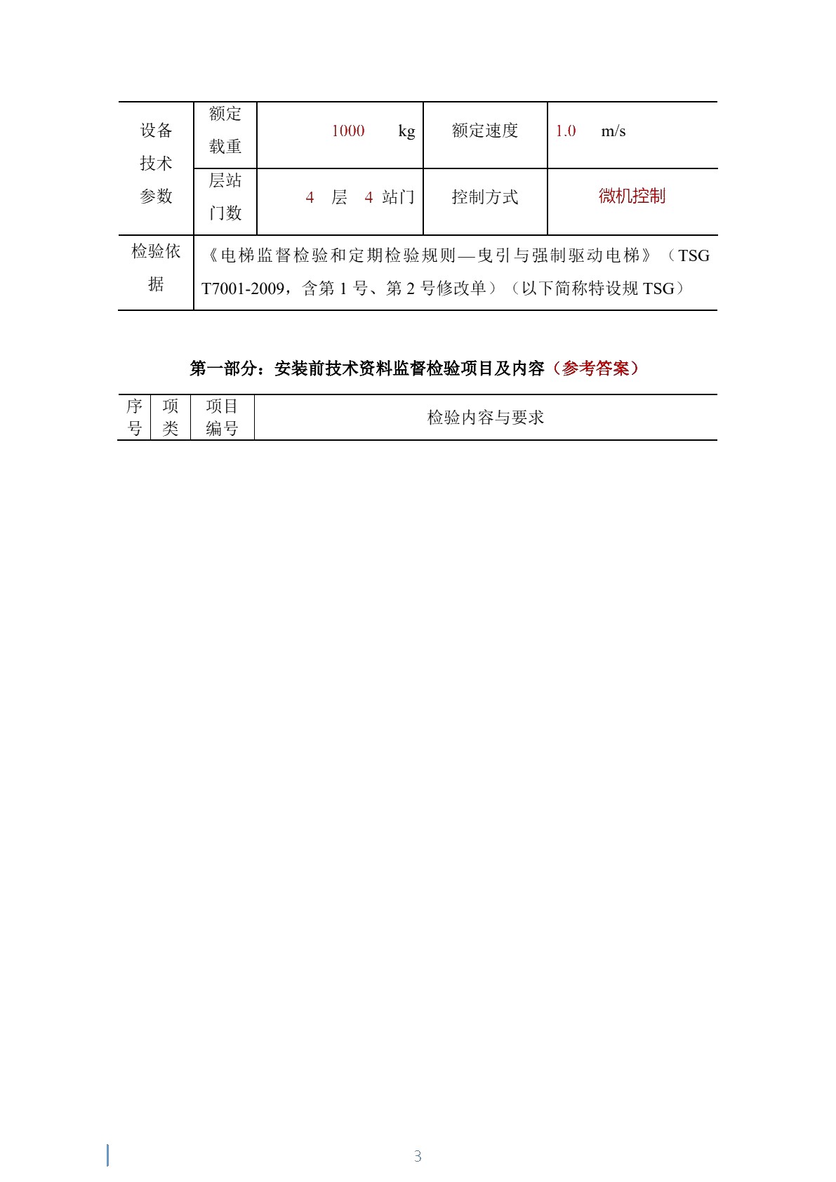电梯监督检验
