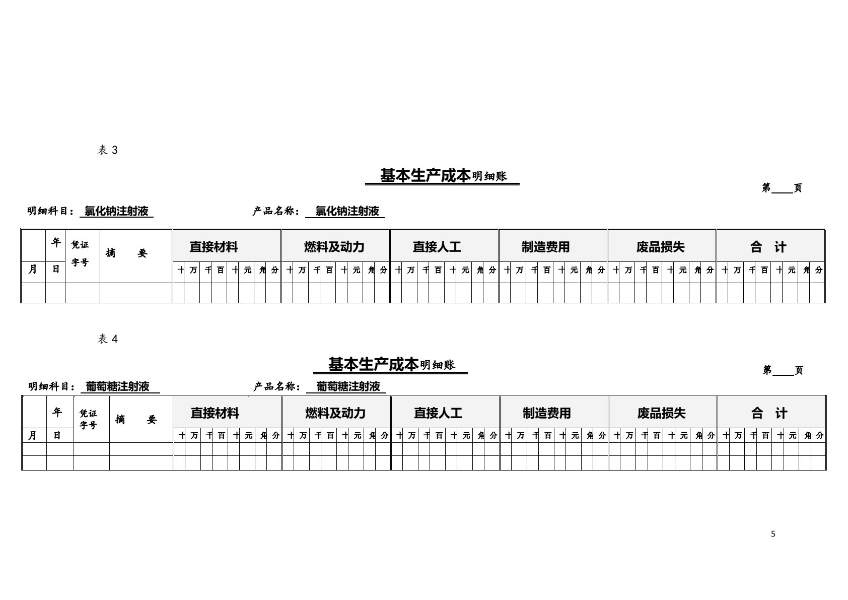 成本核算与管理（第三版）