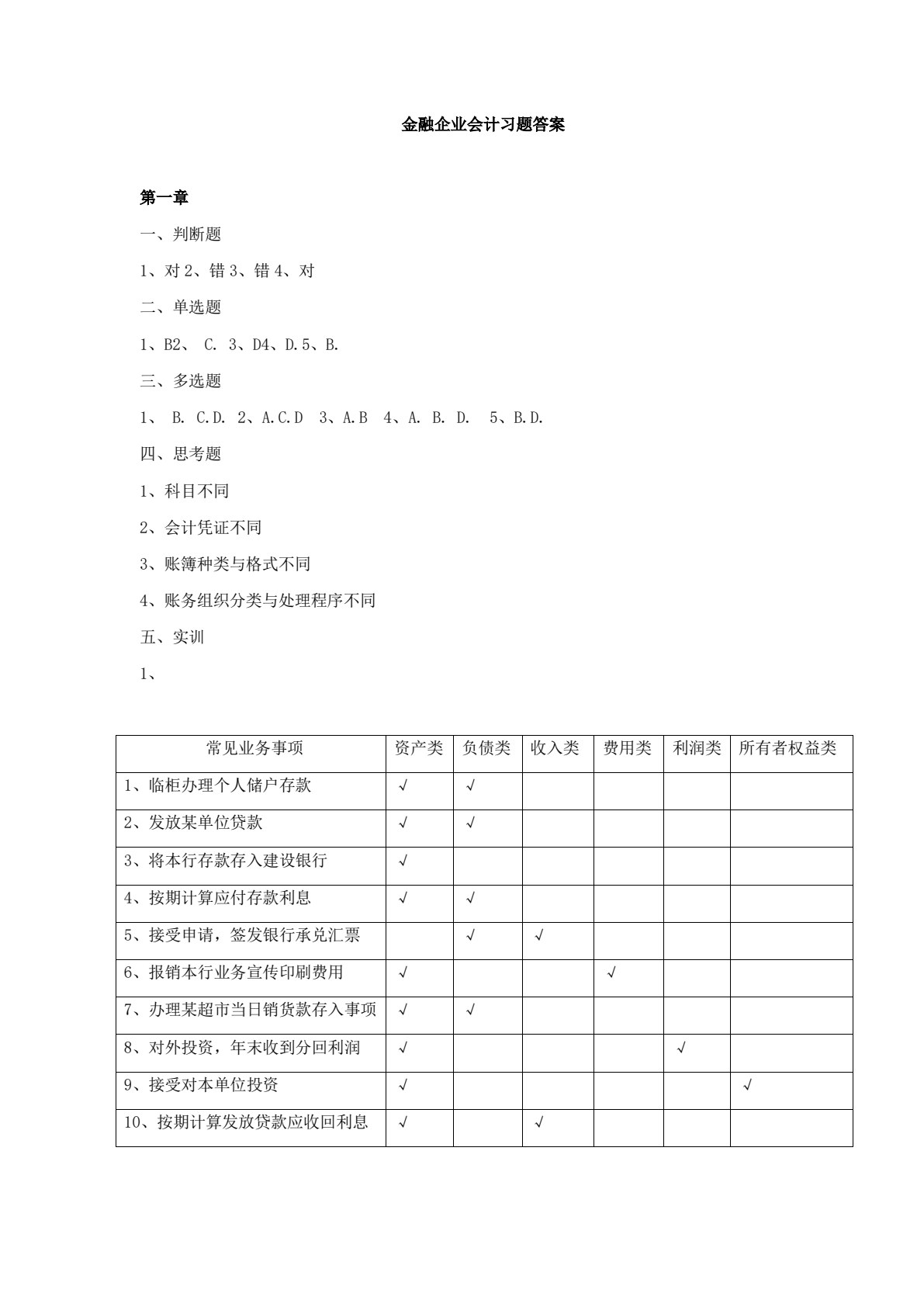 金融企业会计