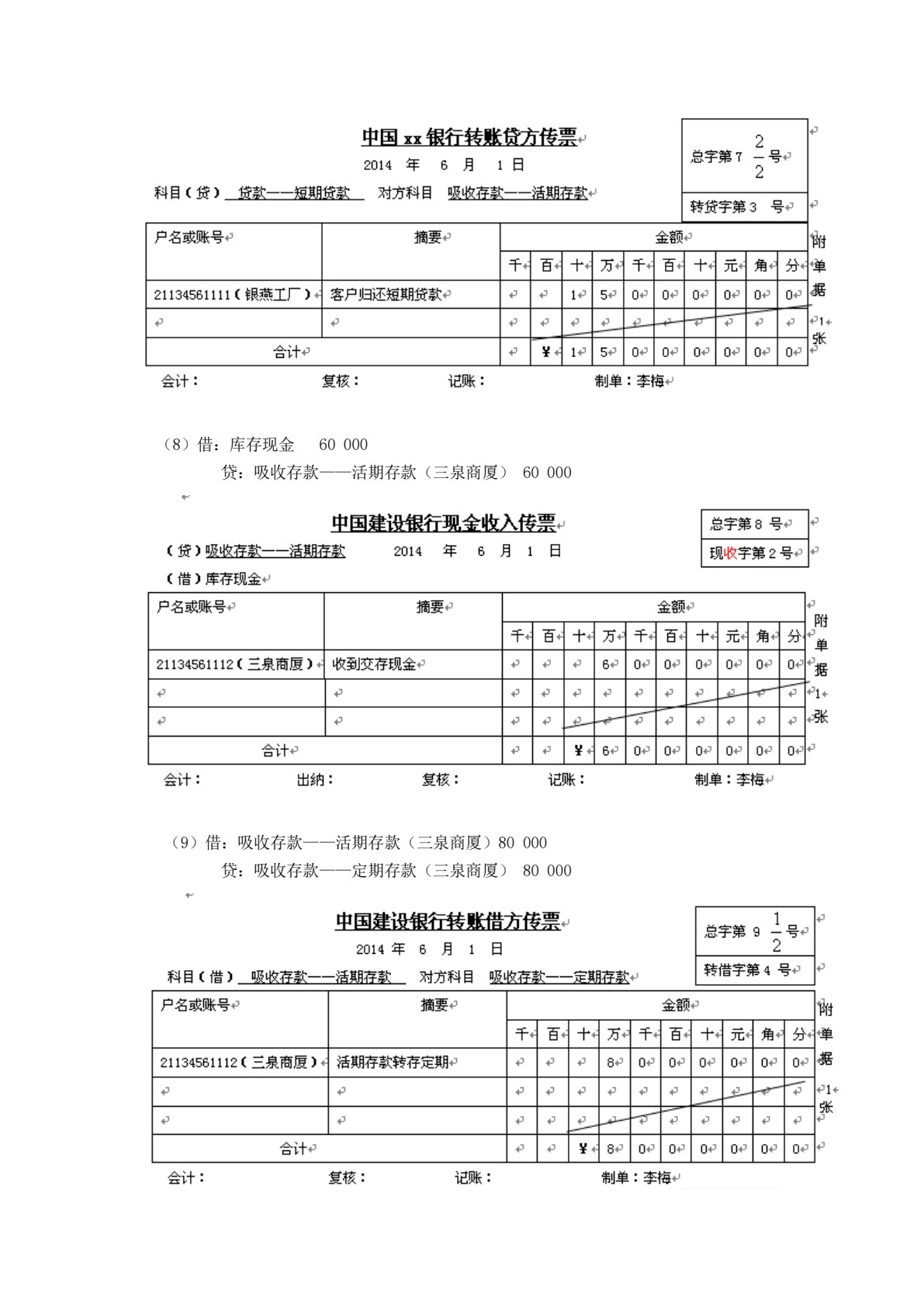 银行会计业务（第二版）