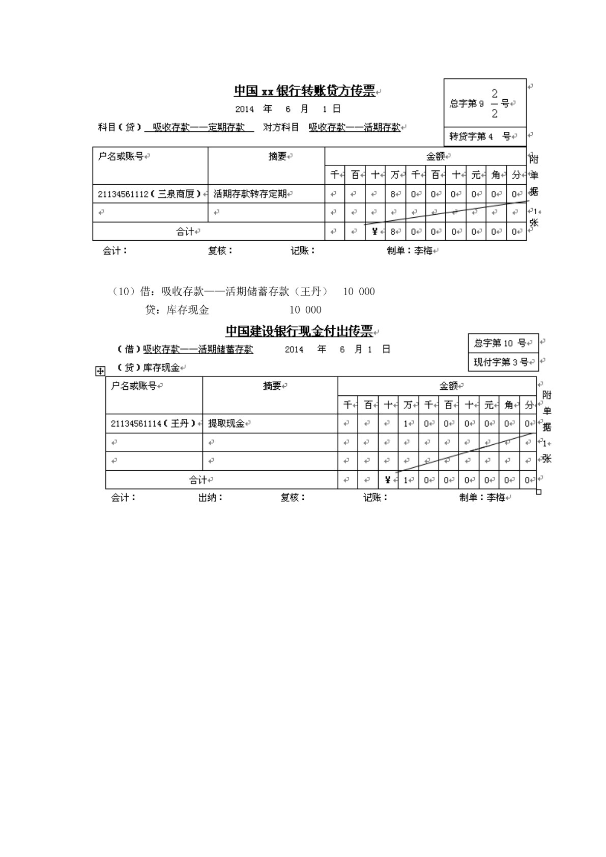 银行会计业务（第二版）